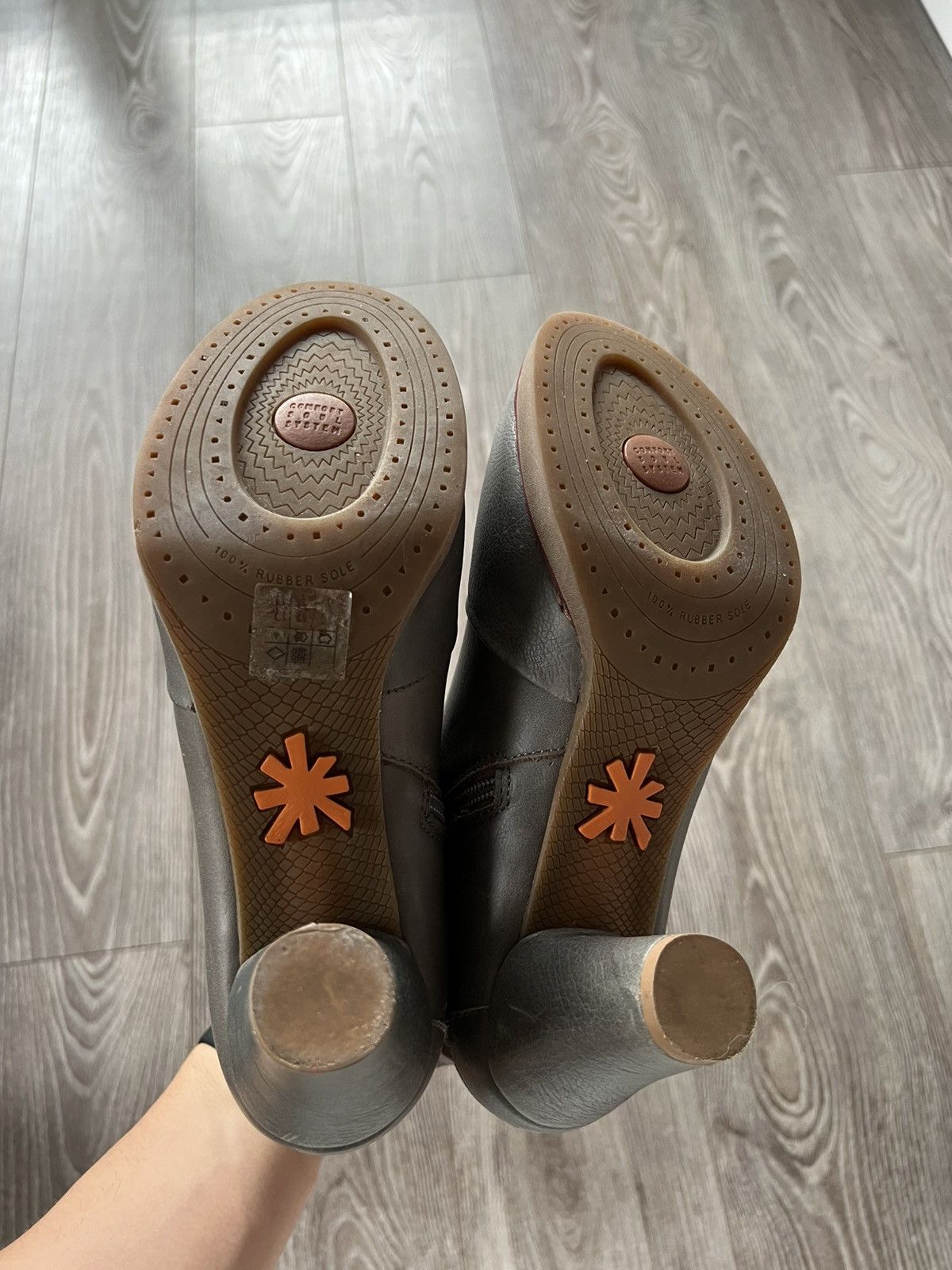 Other Rare The Art Company Cool System Leather Ykk zip Hills Boots Size US 9 / IT 39 - 22 Thumbnail