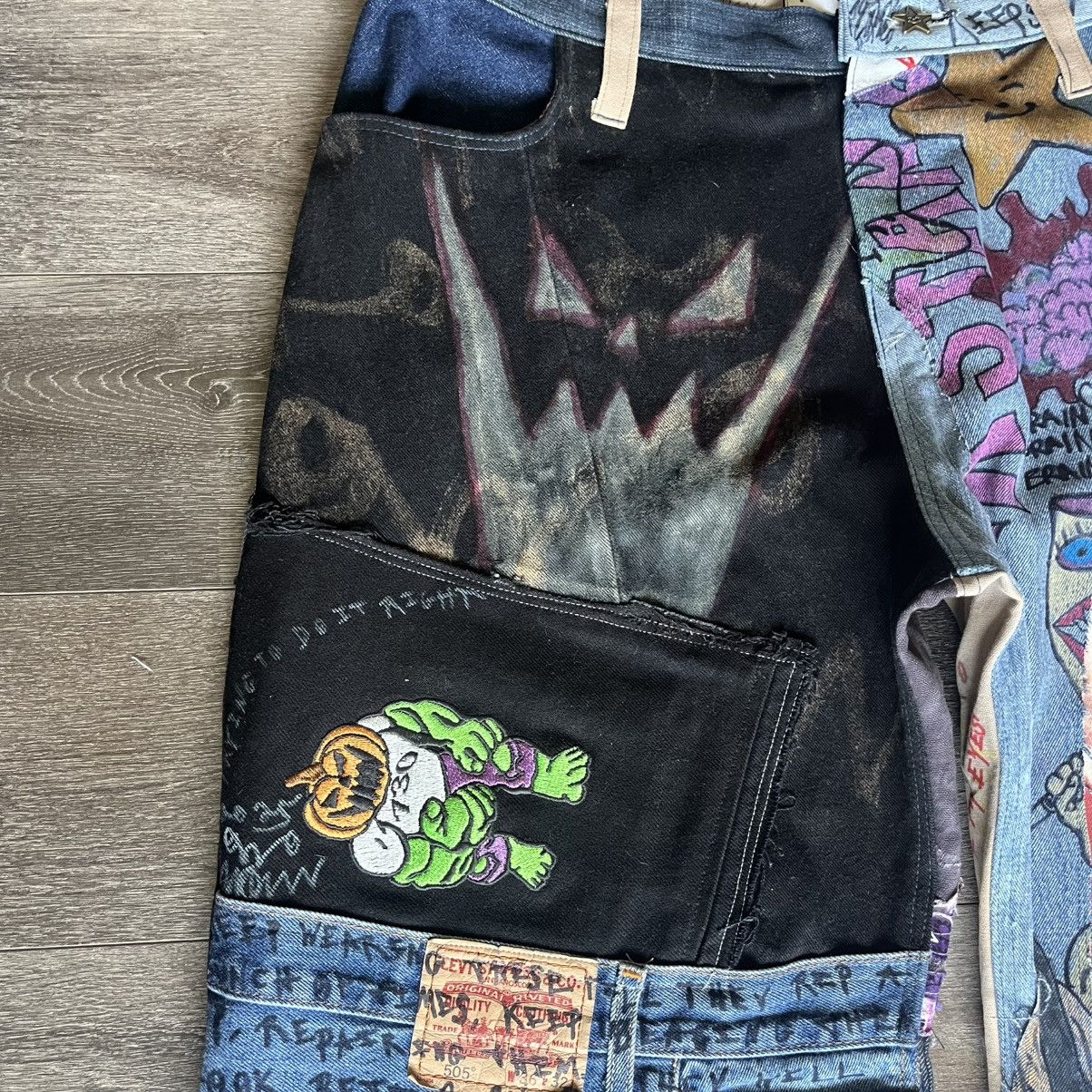 Asspizza Asspizza PWYW Pay What You Want Denim Jeans Patchwork Custom Size US 38 / EU 54 - 9 Thumbnail