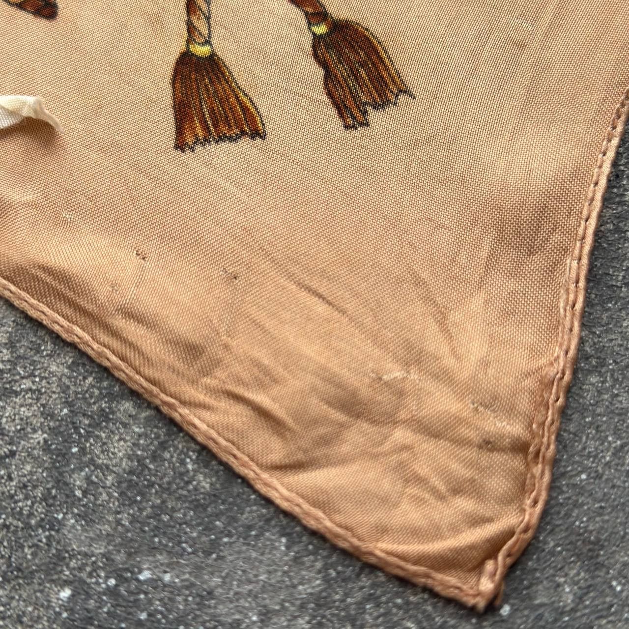Vintage Italian Vintage Horse Head Luxury Silk Scarf (Hemes Style) Size ONE SIZE - 9 Thumbnail