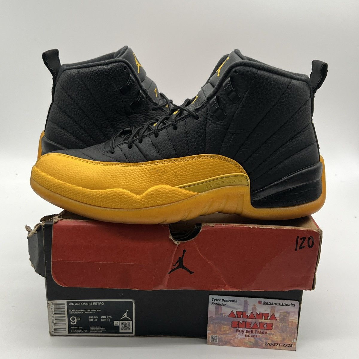 Jordan Brand Air Jordan 12 University Gold Size US 9.5 / EU 42-43 - 1 Thumbnail