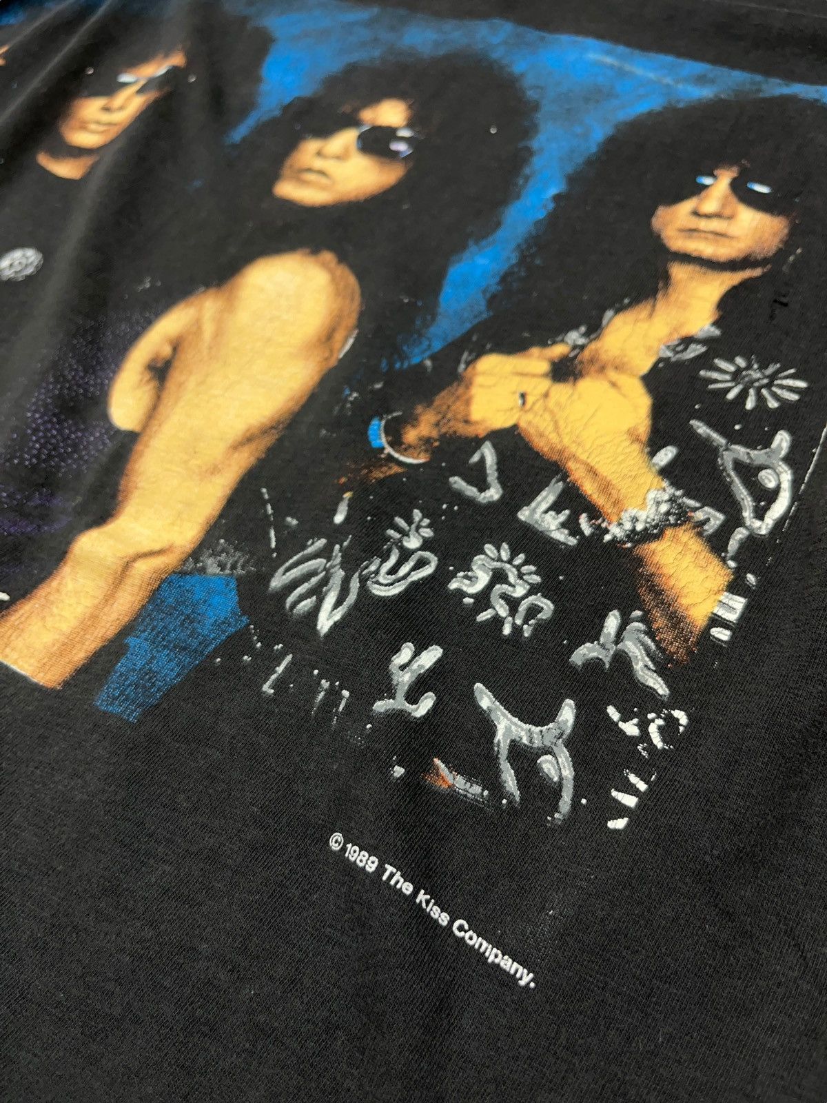 Band Tees × KISS × Vintage Vintage 1989 Kiss Hot In The Shade Tour T-shirt Size US XL / EU 56 / 4 - 5 Thumbnail