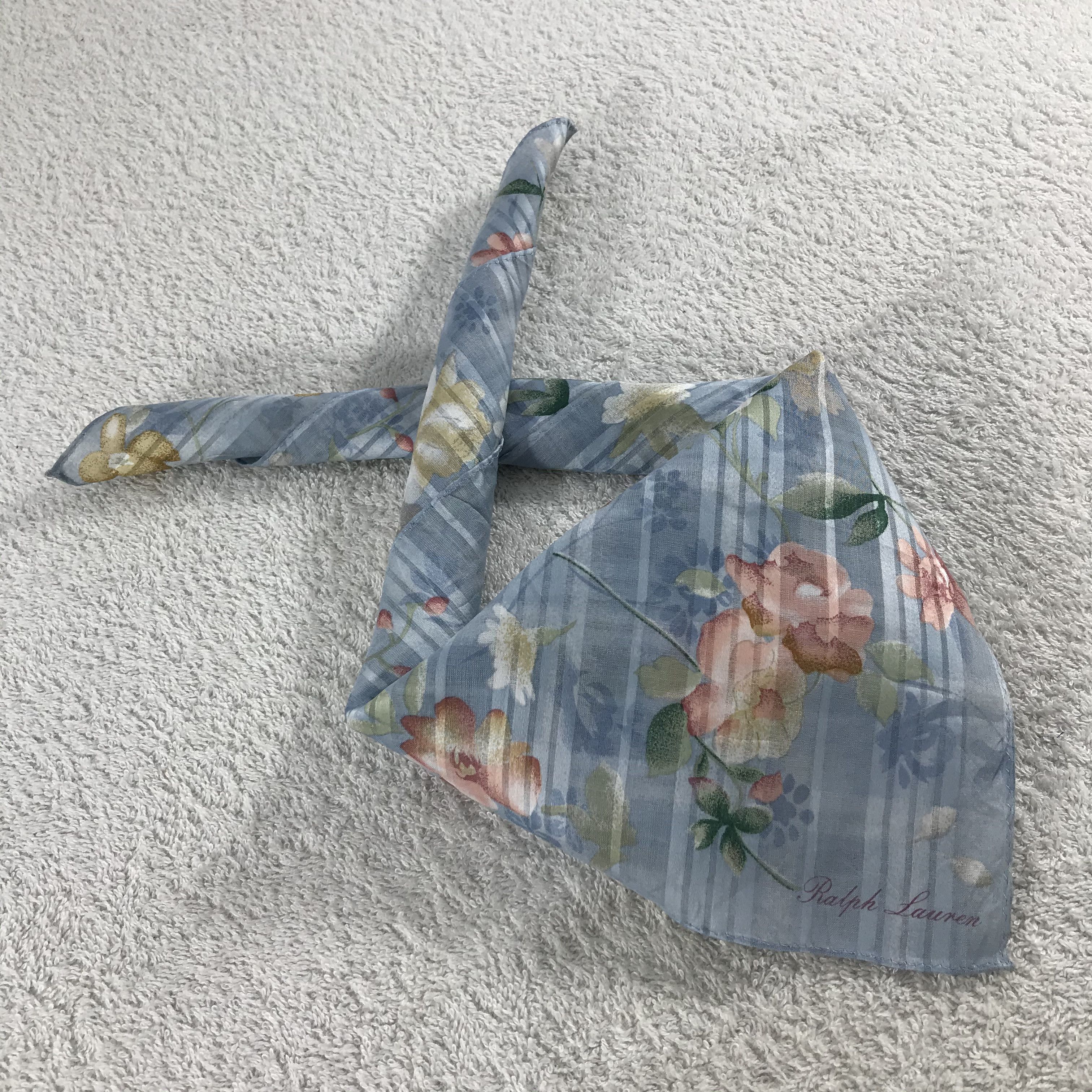 Ralph Lauren × Vintage Ralph Lauren Bandana / Handkerchief / Neckerchief - S139 Size ONE SIZE - 4 Thumbnail
