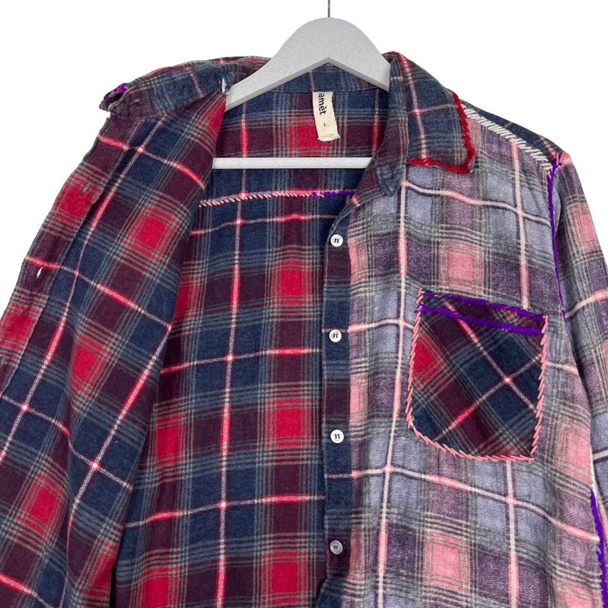 Japanese Brand 🔥 SAMET CHECK PLAID SHIRTS Size US M / EU 48-50 / 2 - 11 Thumbnail