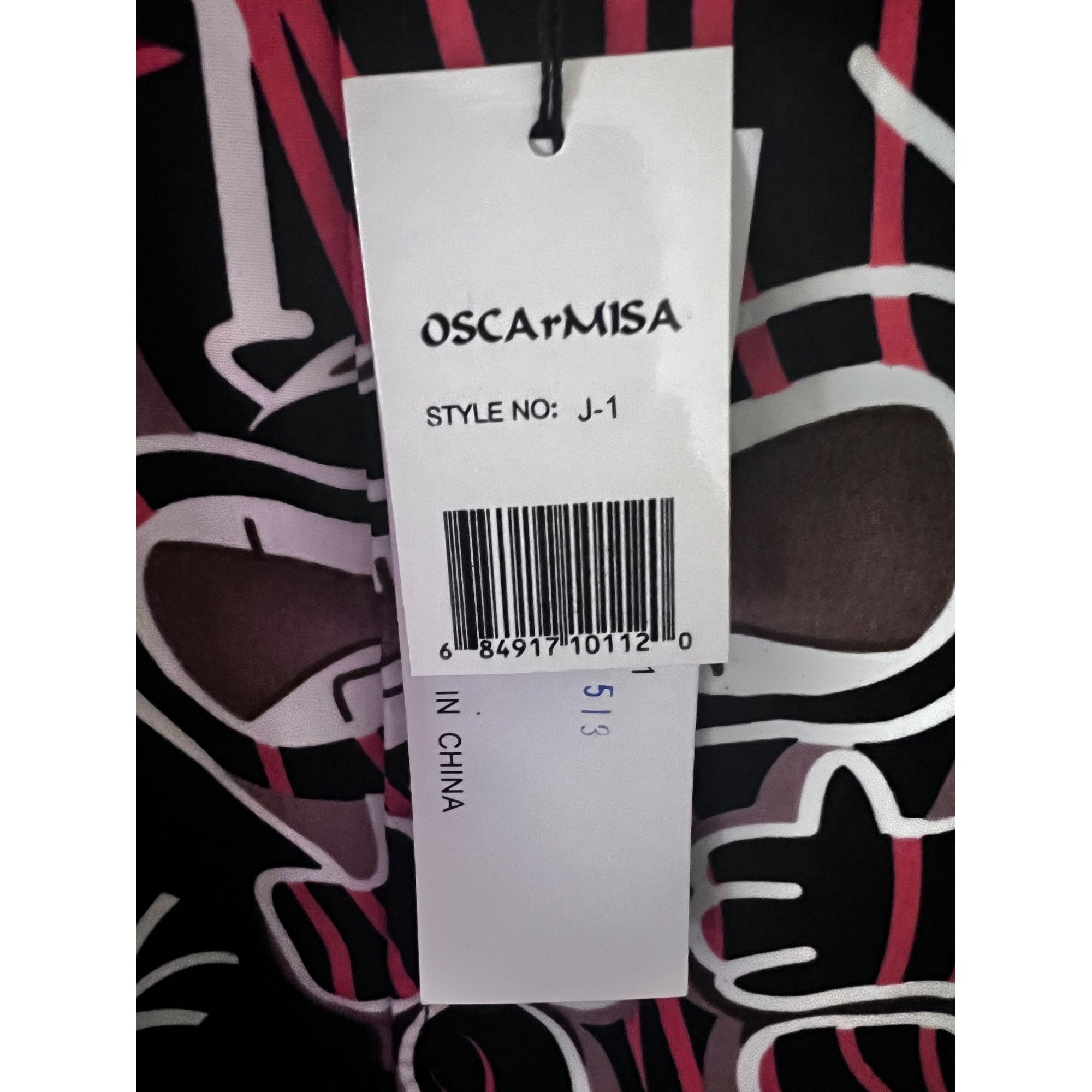 Other Oscar Misa Mens Black Giant Big Graphic Tiki Spell Out Rocka Size US XXL / EU 58 / 5 - 8 Thumbnail