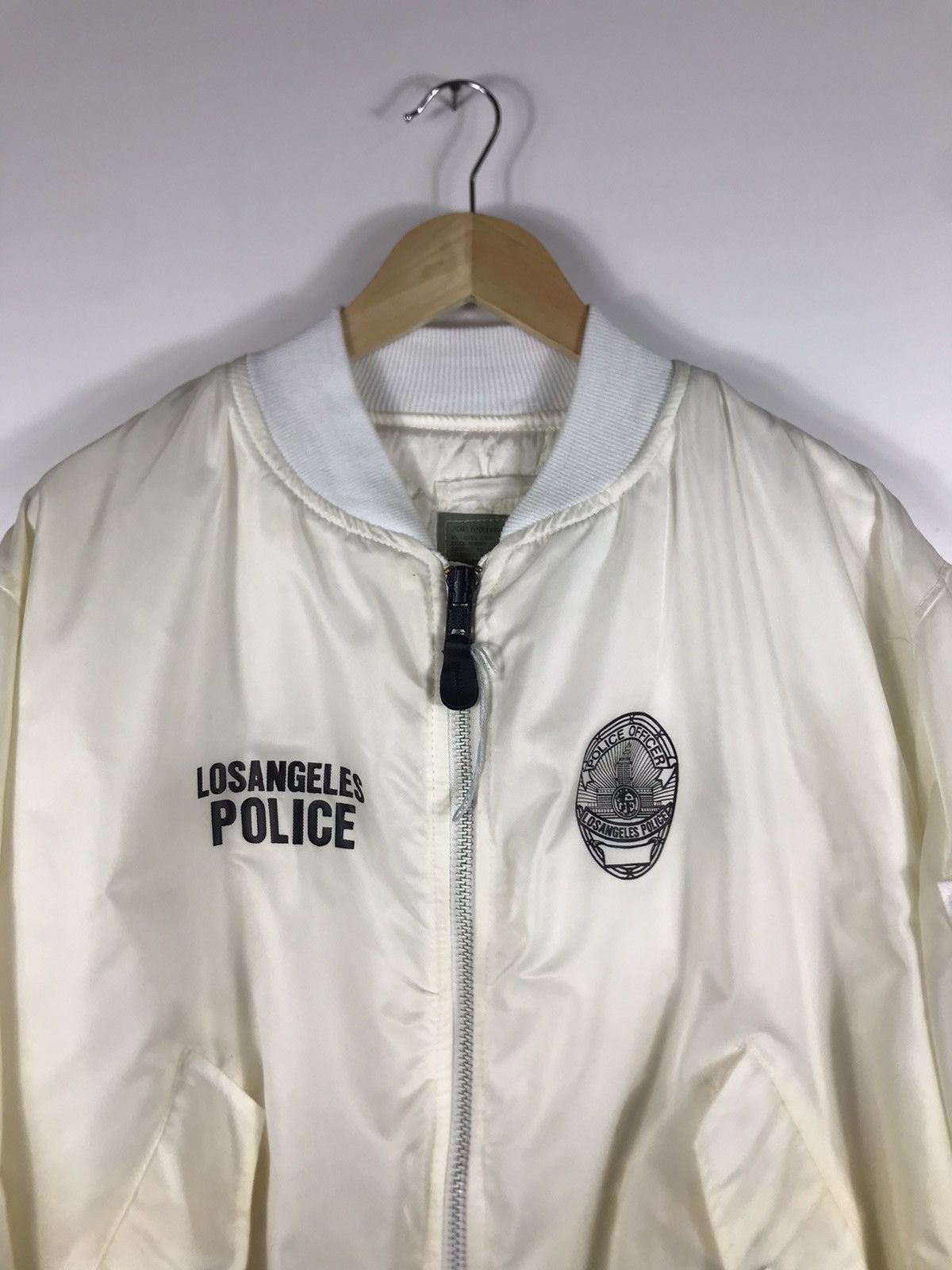Vintage ⚡️Vintage Ma-1 Hope Mfg Los Angeles Police Bomber Jacket Size US XL / EU 56 / 4 - 5 Thumbnail