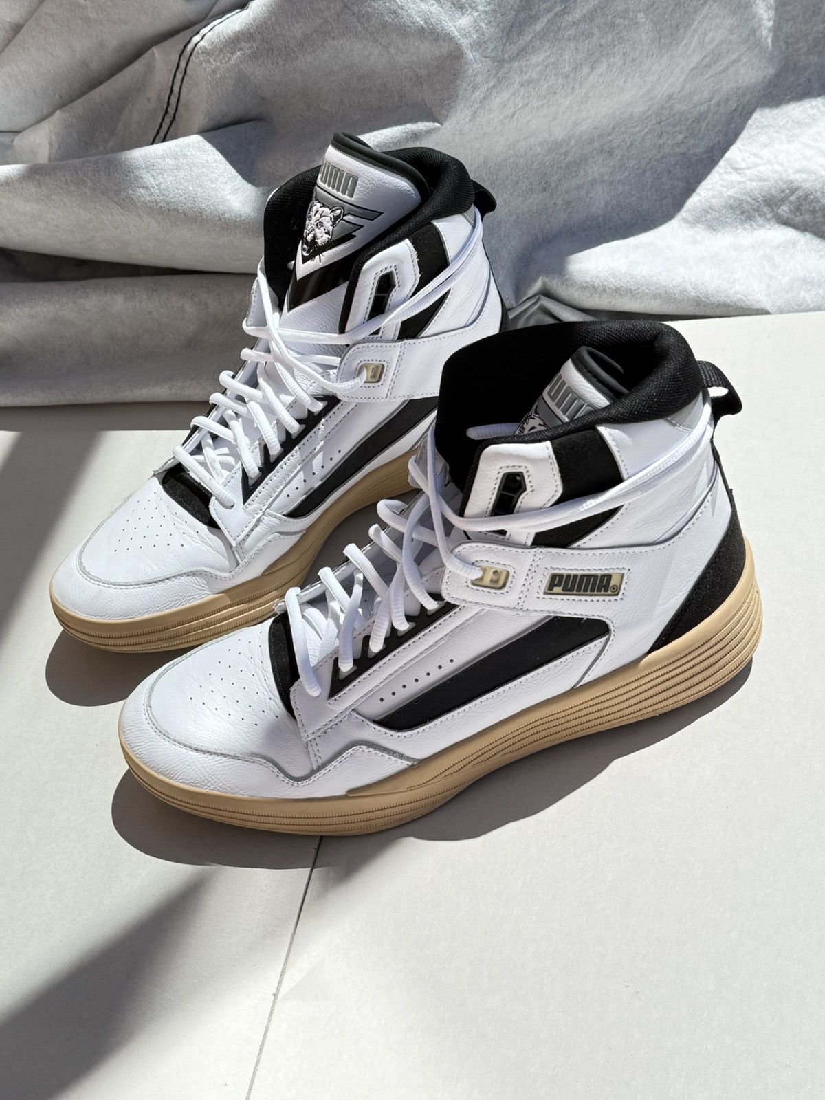 Puma × Rhude Puma x Rhude x Kuzma Clyde All-Pro Men size 12 Basketball Size US 12 / EU 45 - 1 Thumbnail