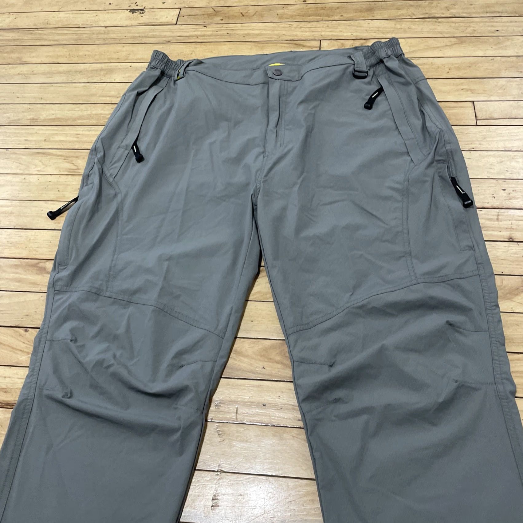 Vintage OutdoorSports Cargo Pants Men 2XL Hiking Straight Taper Pants Gray Athleisure Outdoor 2XL Mens Size US 39 - 3 Thumbnail