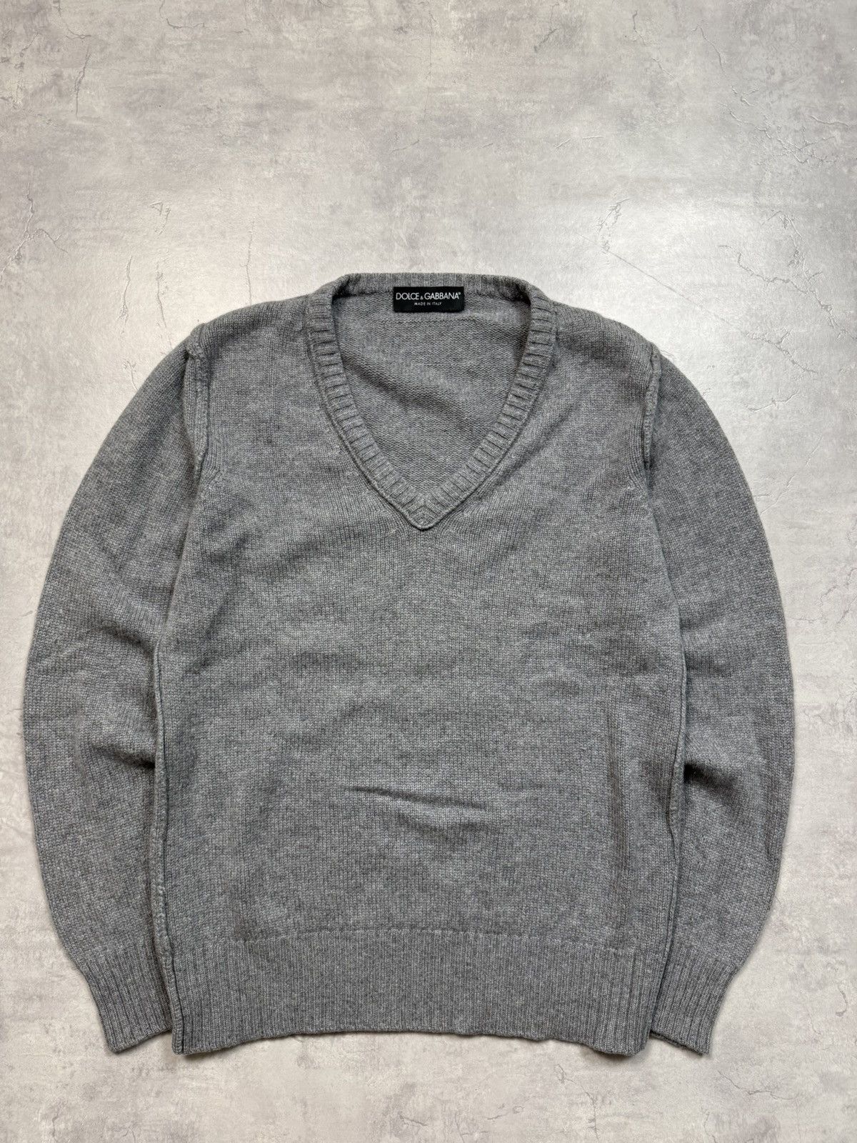 Dolce & Gabbana Dolce Gabbana Back Logo Wool Luxury Sweater Size S / US 4 / IT 40 - 1 Thumbnail