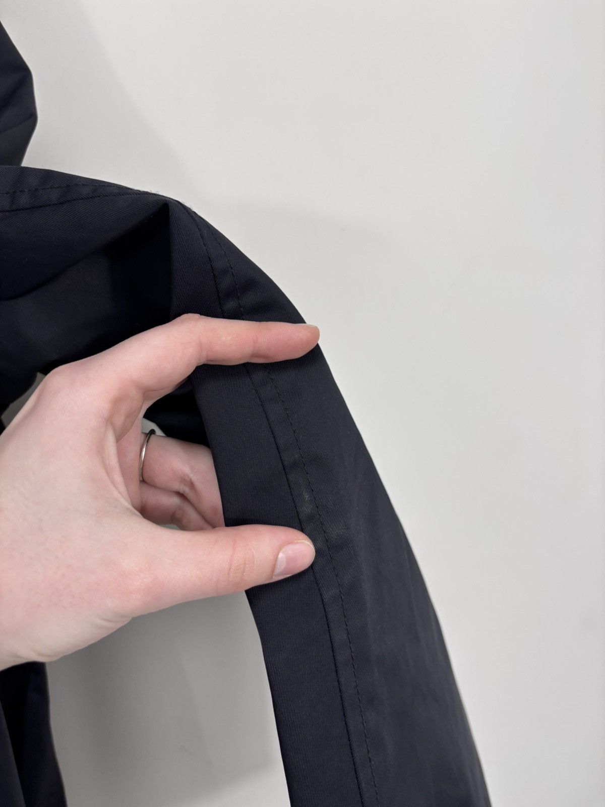 Kenzo Kenzo Homme Men’s Black Cotton Nylon Blend Trench Coat Size US M / EU 48-50 / 2 - 25 Thumbnail