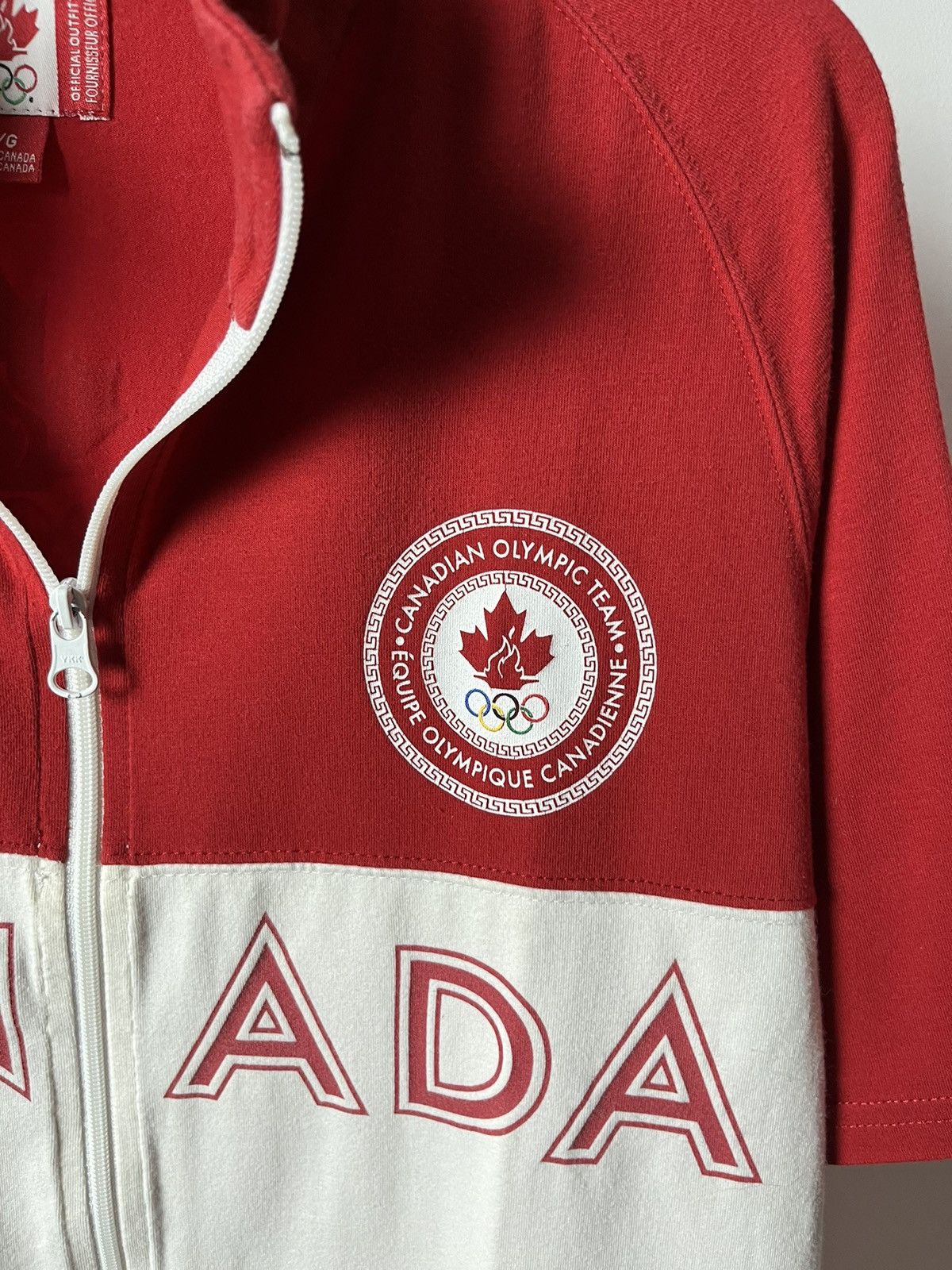 Vintage Canada 2004 Summer Olympics Athens Olympic Team Jersey Shirt Size US L / EU 52-54 / 3 - 3 Thumbnail