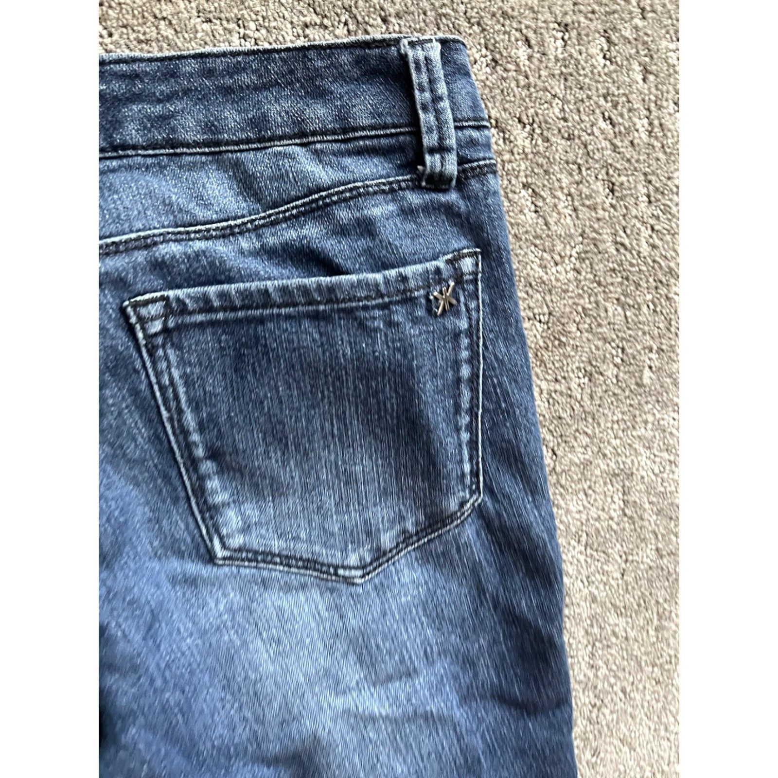 Denime Kardashian Jeans Womens Size 4 Blue Denim Mid Rise Straight Curvy Premium Size 27" / US 4 / IT 40 - 5 Thumbnail