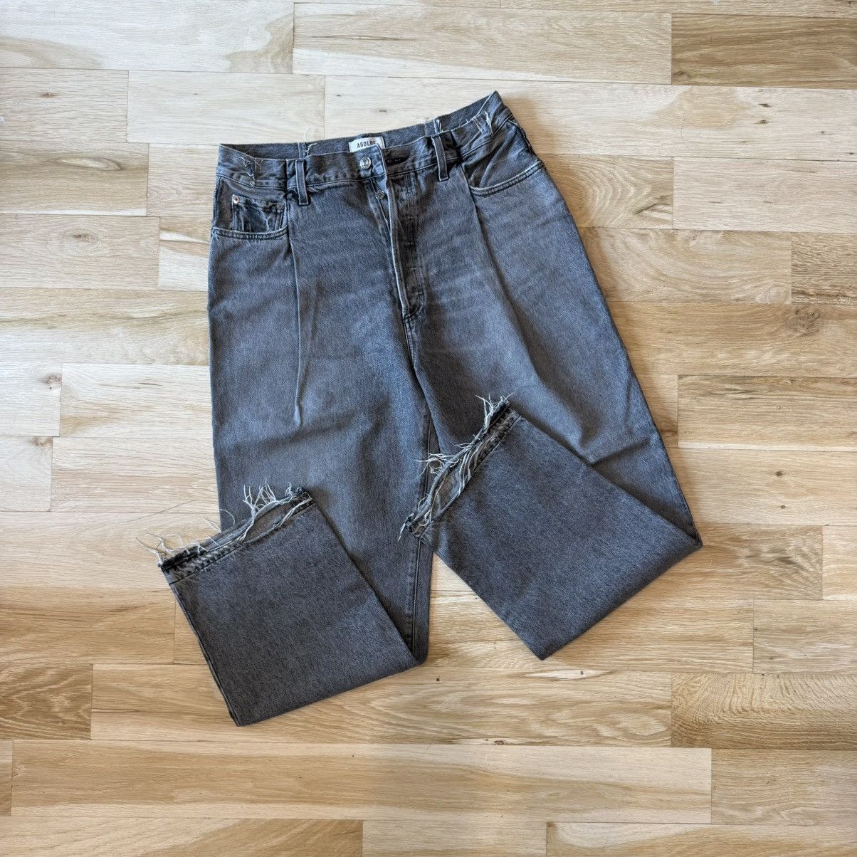 Agolde Agolde Boyfriend Pleated Jeans Size 31" - 1 Thumbnail