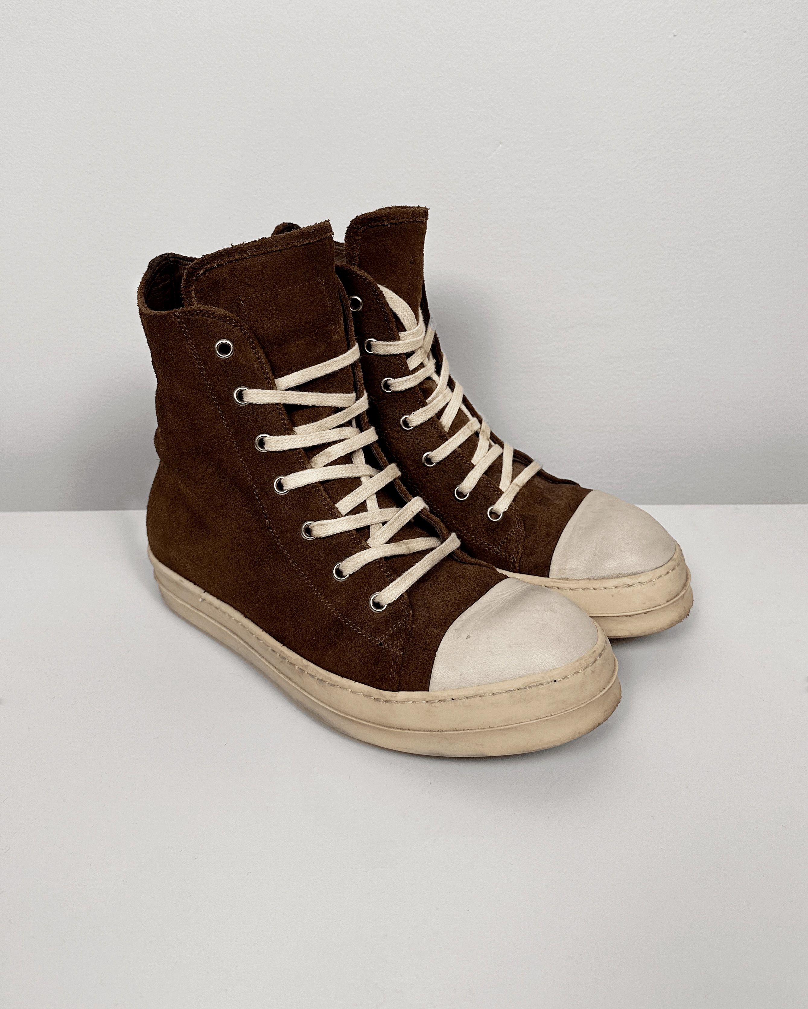 Rick Owens Rick Owens OG Mainline Suede Brown Ramones Size US 8.5 / EU 41-42 - 1 Thumbnail