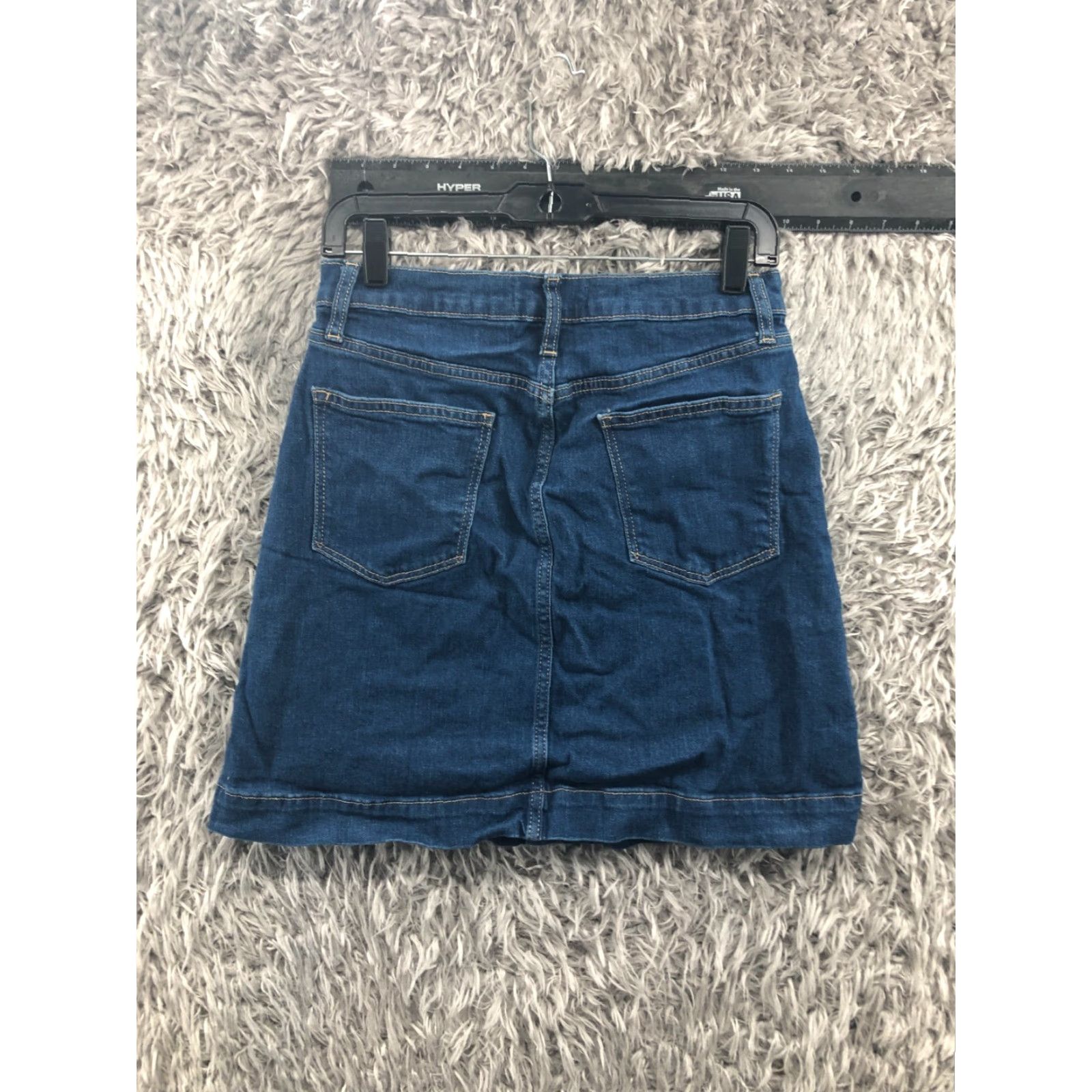 Gap Gap A-Line Midi Skirt Womens Size 27 Medium Wash Blue Size 27" / US 4 / IT 40 - 5 Thumbnail