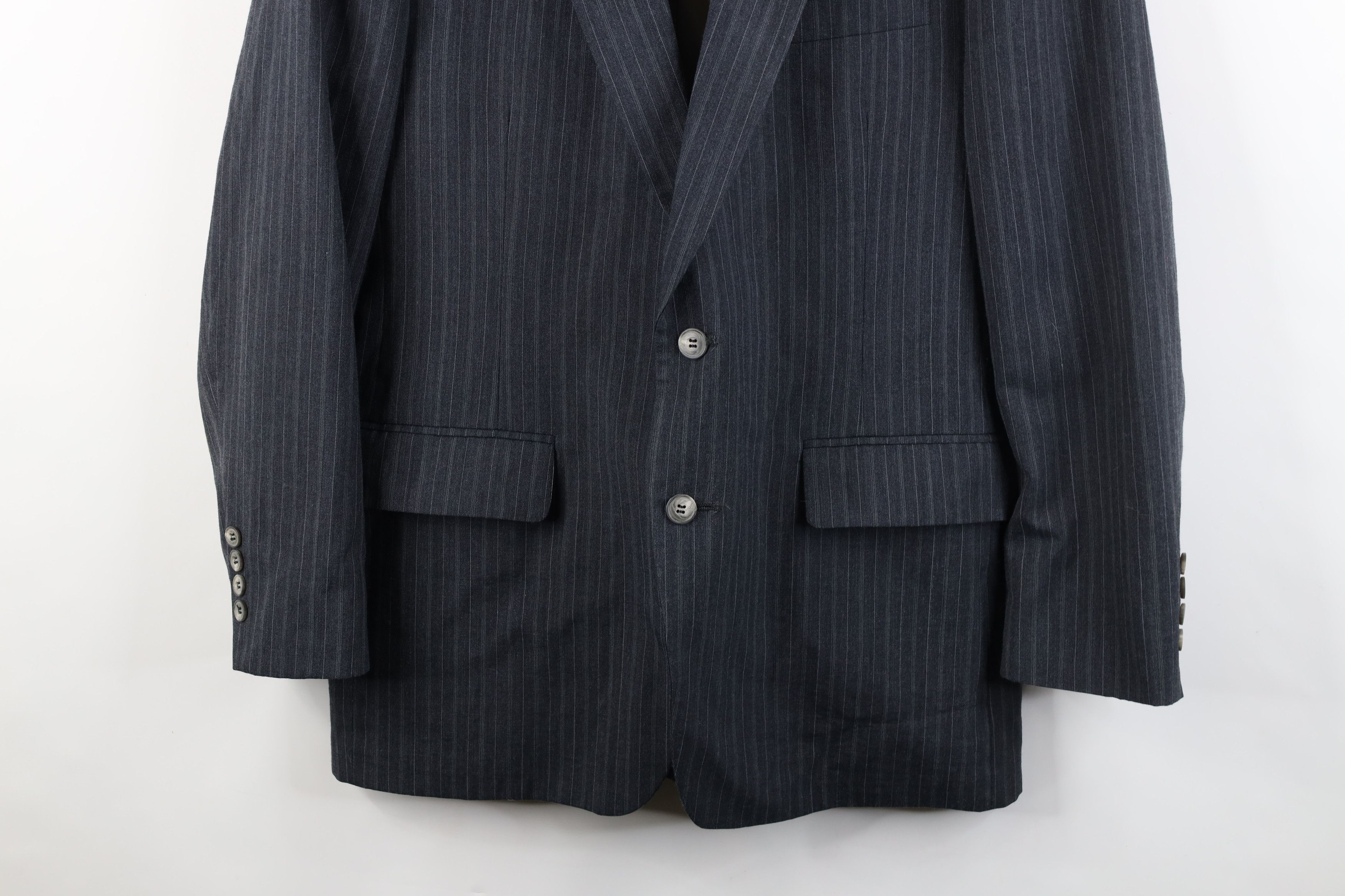 Vintage Vintage 70s Streetwear Striped Suit Coat Blazer Jacket USA Size US XL / EU 56 / 4 - 3 Thumbnail