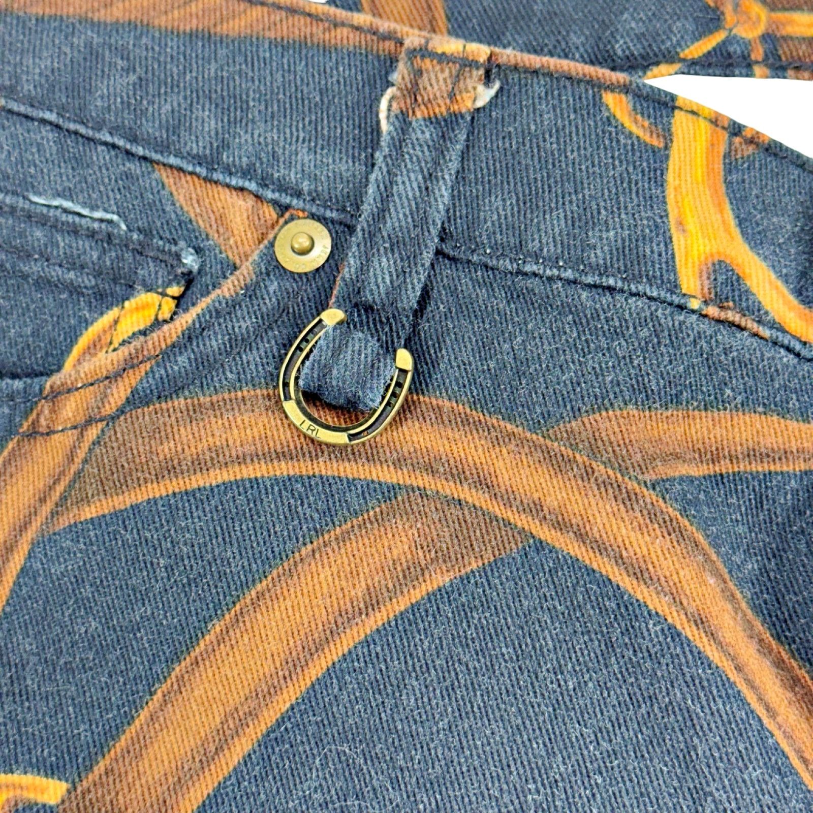 Ralph Lauren LRL Lauren Jeans Ralph Petite Bridle Equestrian Jeans 10P Size 32" / US 10 / IT 46 - 4 Thumbnail