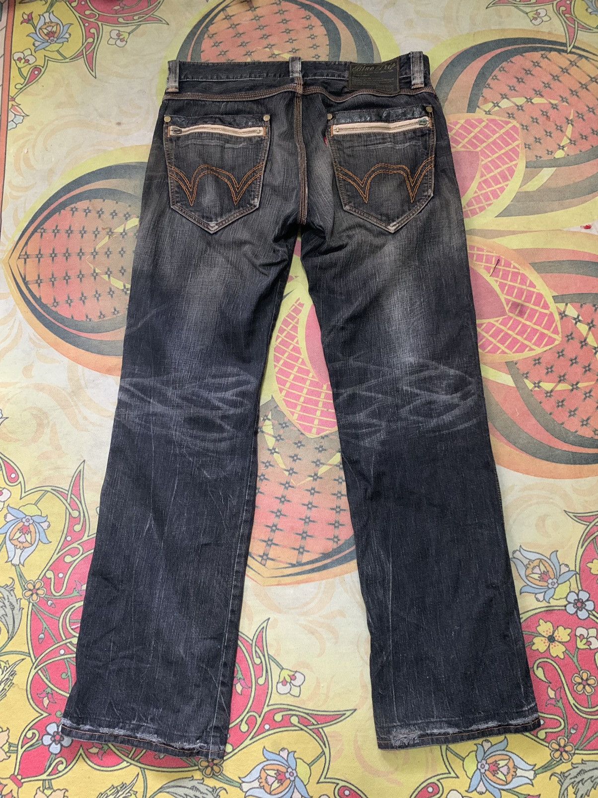 Edwin Vintage Edwin Blue Trip distressed jeans Size US 34 / EU 50 - 13 Thumbnail