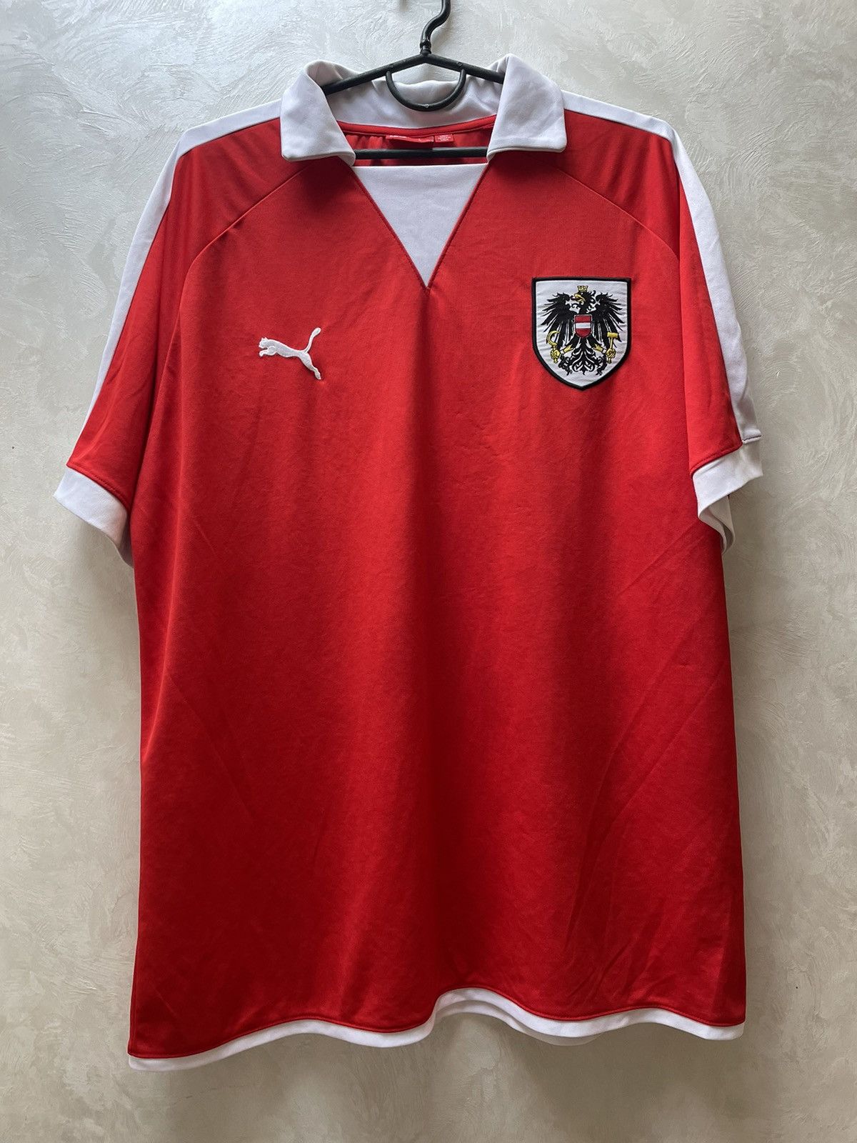 Puma × Vintage AUSTRIA NATIONAL FOOTBALL TEAM HOME SHIRT 2010-2012 JERSEY Size US XXL / EU 58 / 5 - 1 Thumbnail