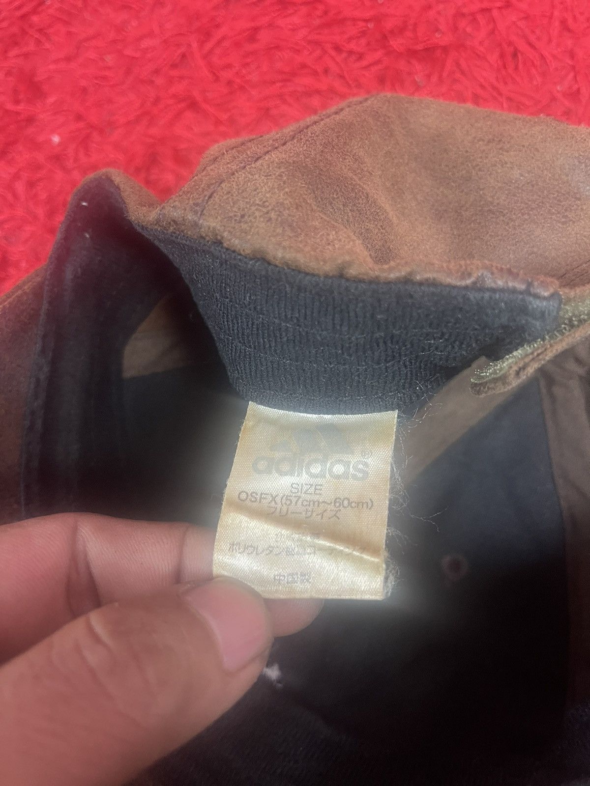 Adidas Vintage Adidas Leather Hat 57-60cm Size ONE SIZE - 6 Thumbnail