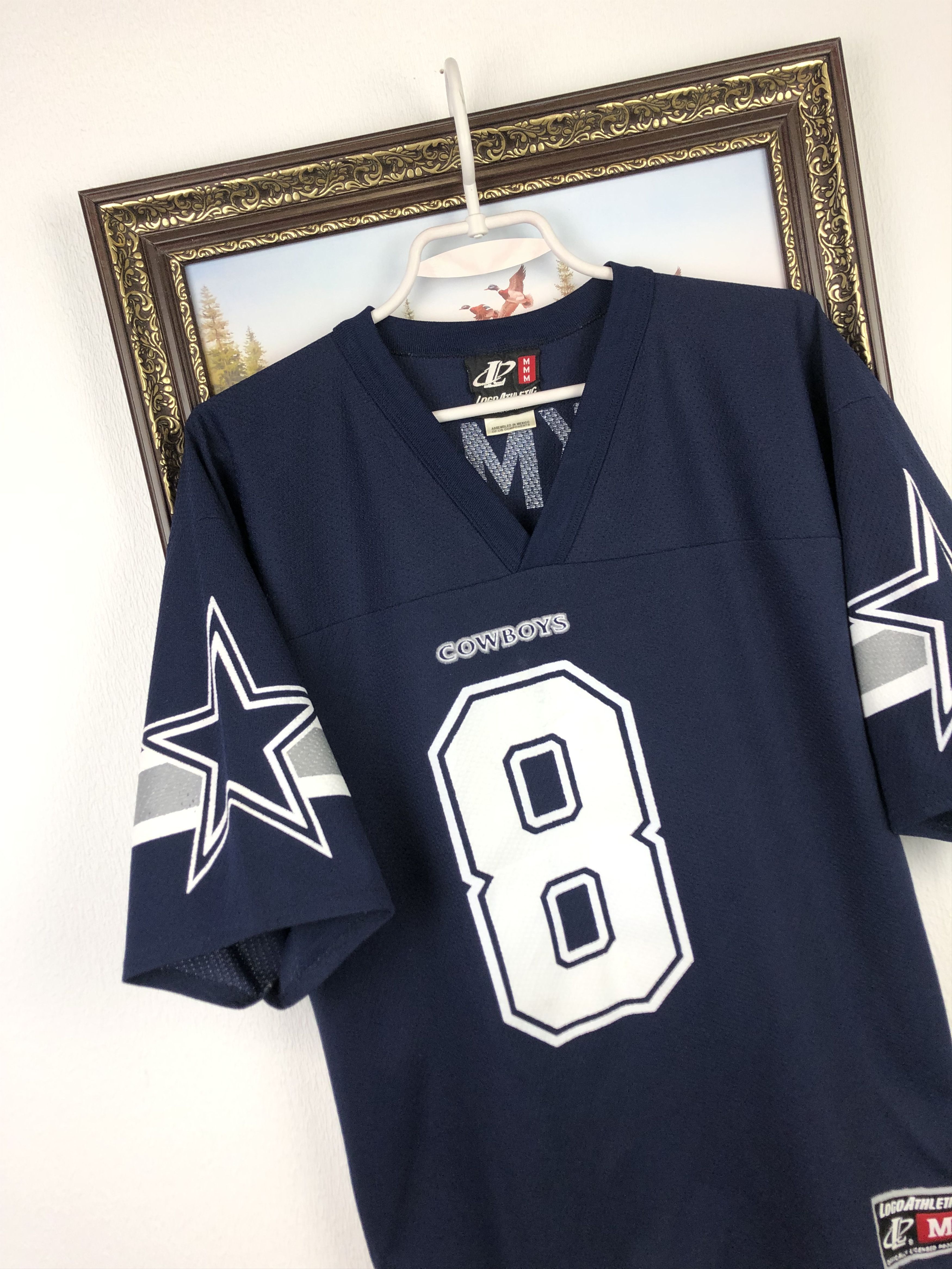NFL × Vintage Vintage 90's Troy Aikman #8 Dallas Cowboys NFL Jersey Shirt Size US M / EU 48-50 / 2 - 3 Thumbnail