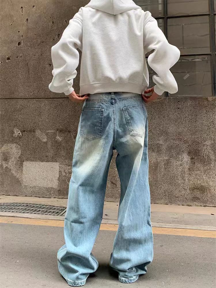 Designer × Jean × Vintage Vintage baggy ripped y2k jeans Size US 34 / EU 50 - 1 Thumbnail