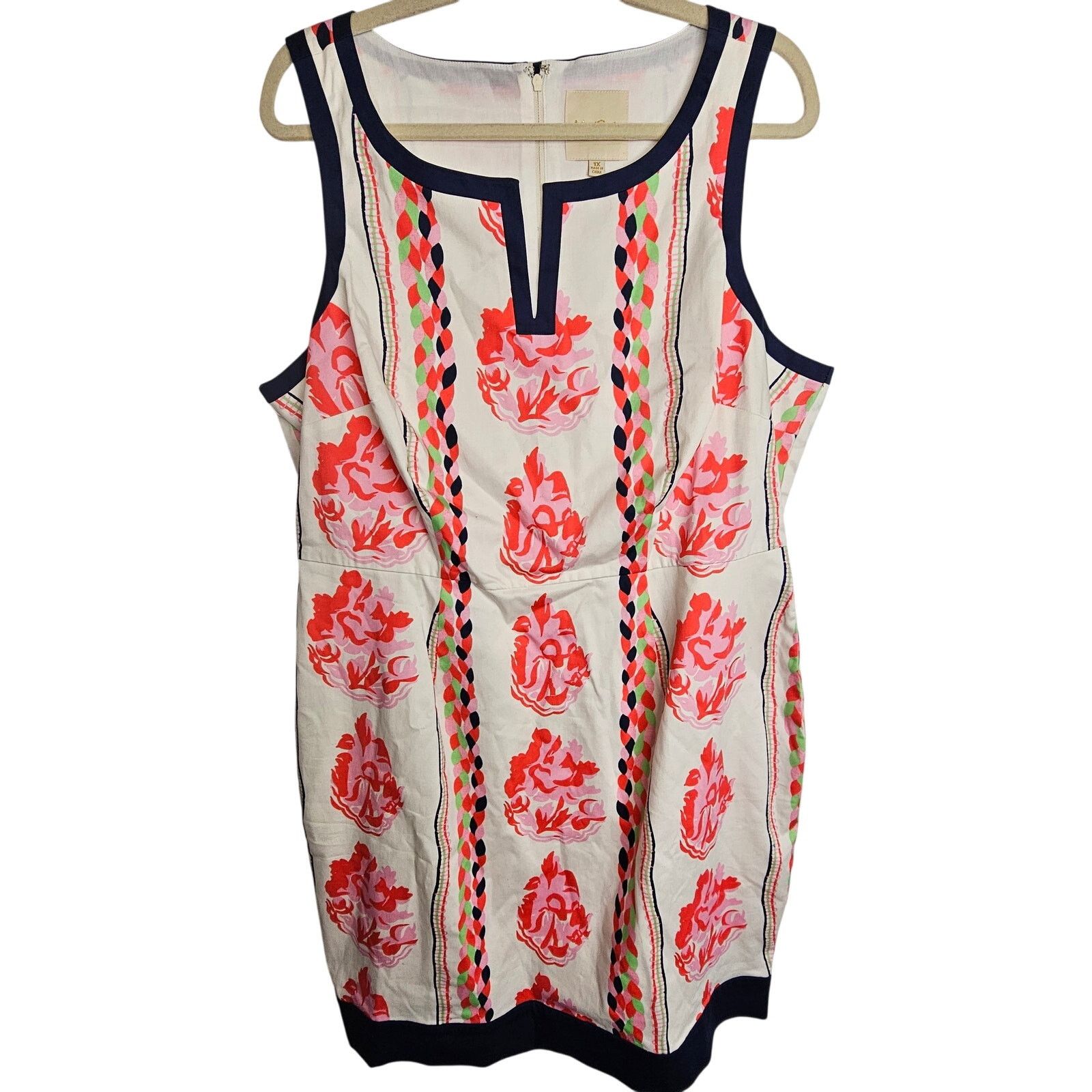 Campia Moda Modcloth Womens Leader Floral Rope Sheath Dress Size 1X Size XL / US 12-14 / IT 48-50 - 1 Thumbnail