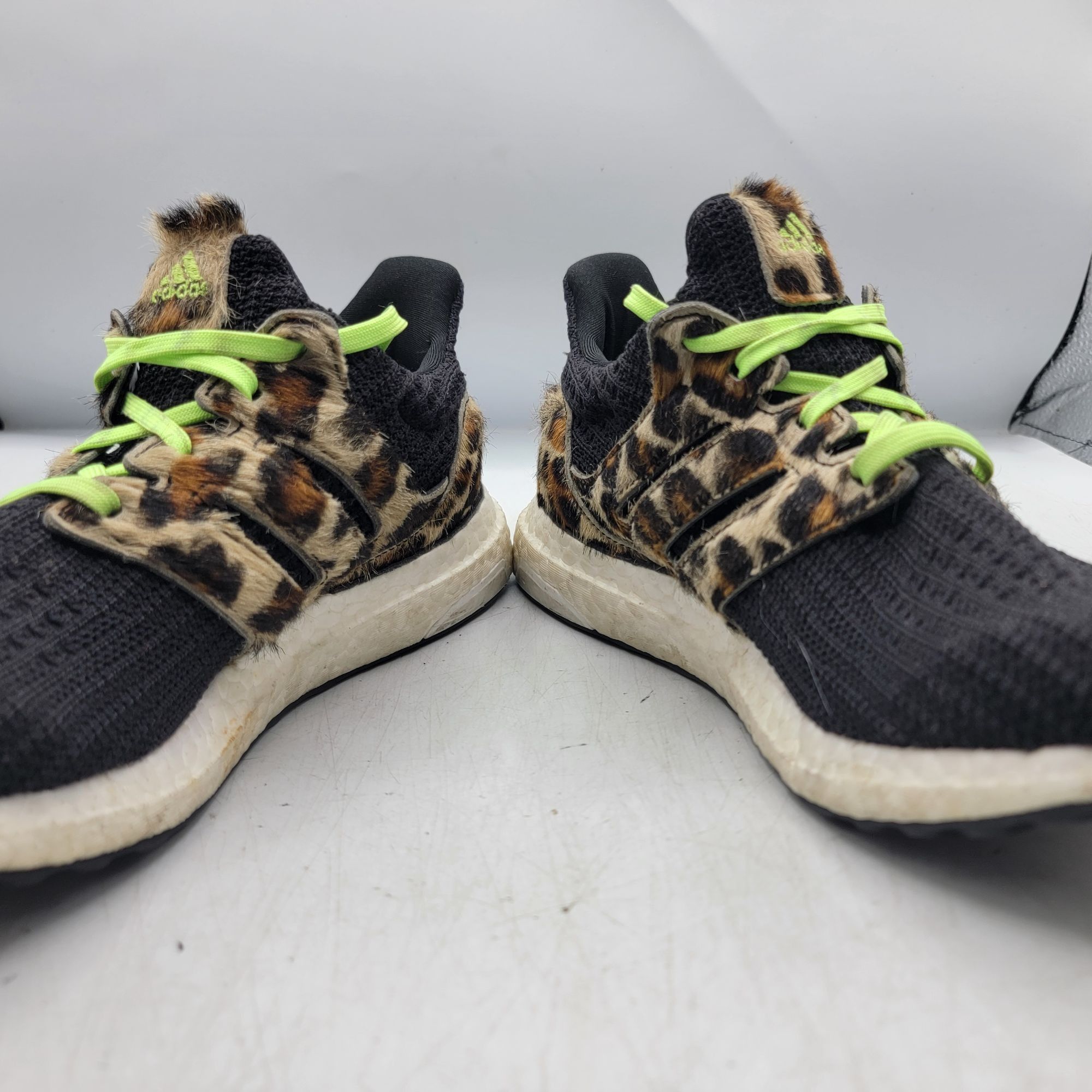 Adidas Adidas UltraBoost DNA Mens 5.5 Animal Pack Leopard Print Bla Size US 5.5 / EU 38 - 3 Thumbnail