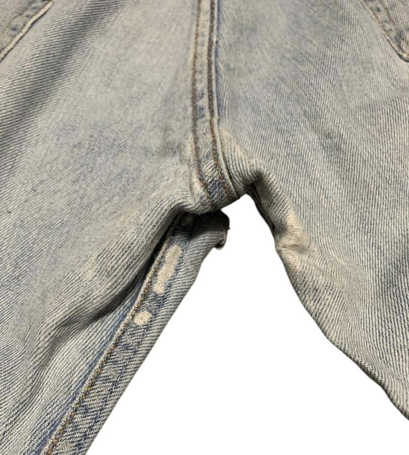 Levi's Vintage Levis 501 Straight Faded Blue Jeans Distressed Size US 34 / EU 50 - 9 Thumbnail