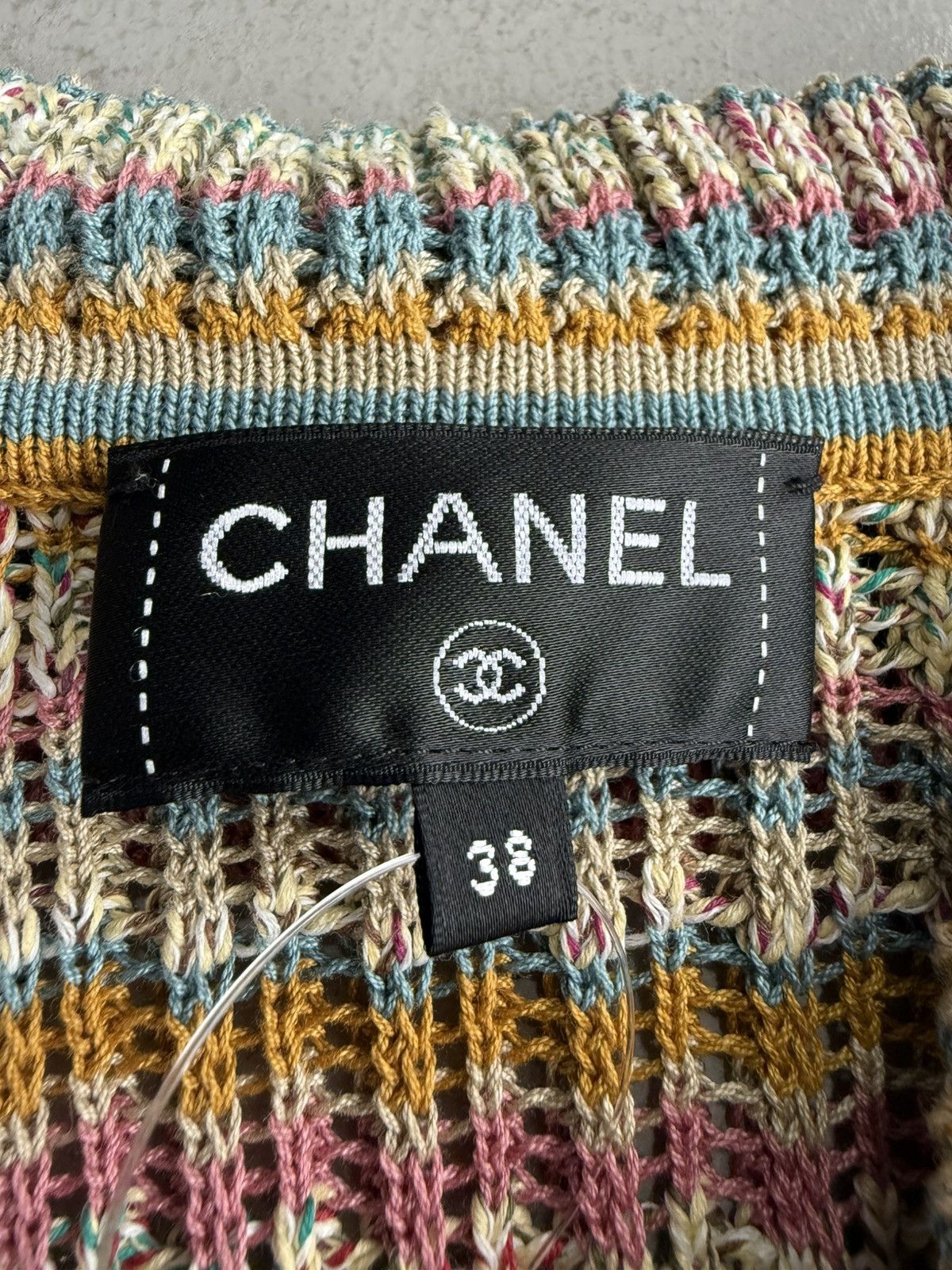 Chanel Chanel - Assymetrical Knit Zip Jacket Size XS / US 0-2 / IT 36-38 - 9 Thumbnail