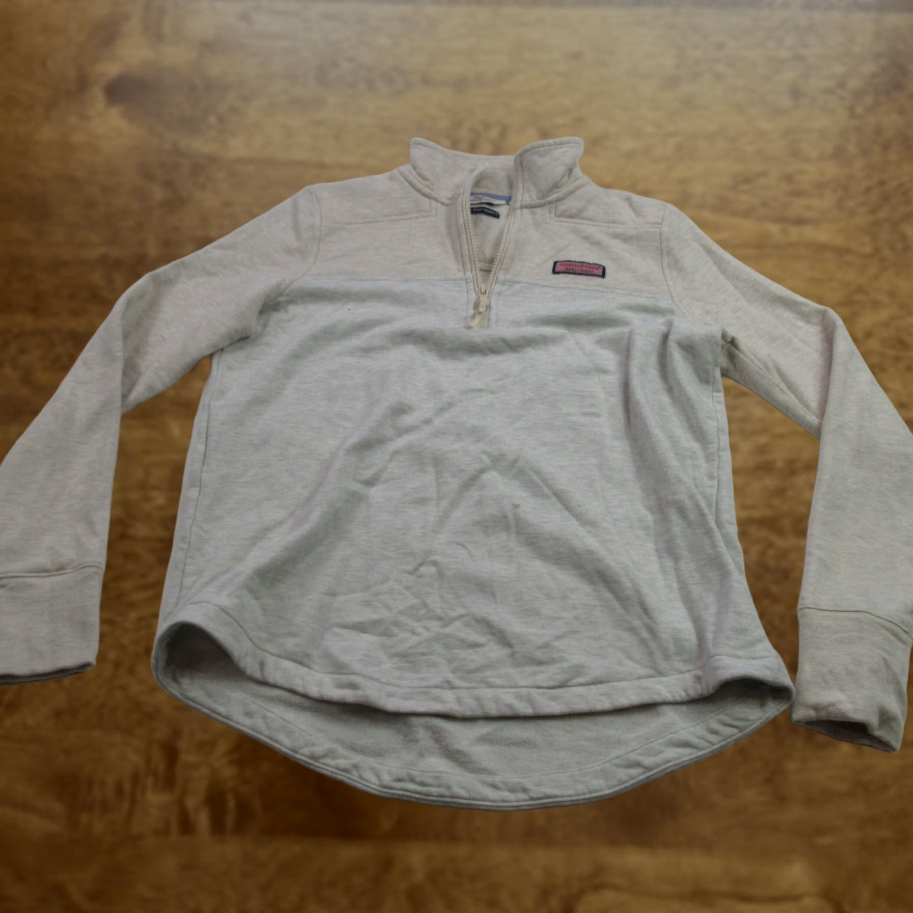 Vineyard Vines Vineyard Vines Sweater Womens XS White Long Sleeve High Neck Zip Casual Size XS / US 0-2 / IT 36-38 - 1 Thumbnail
