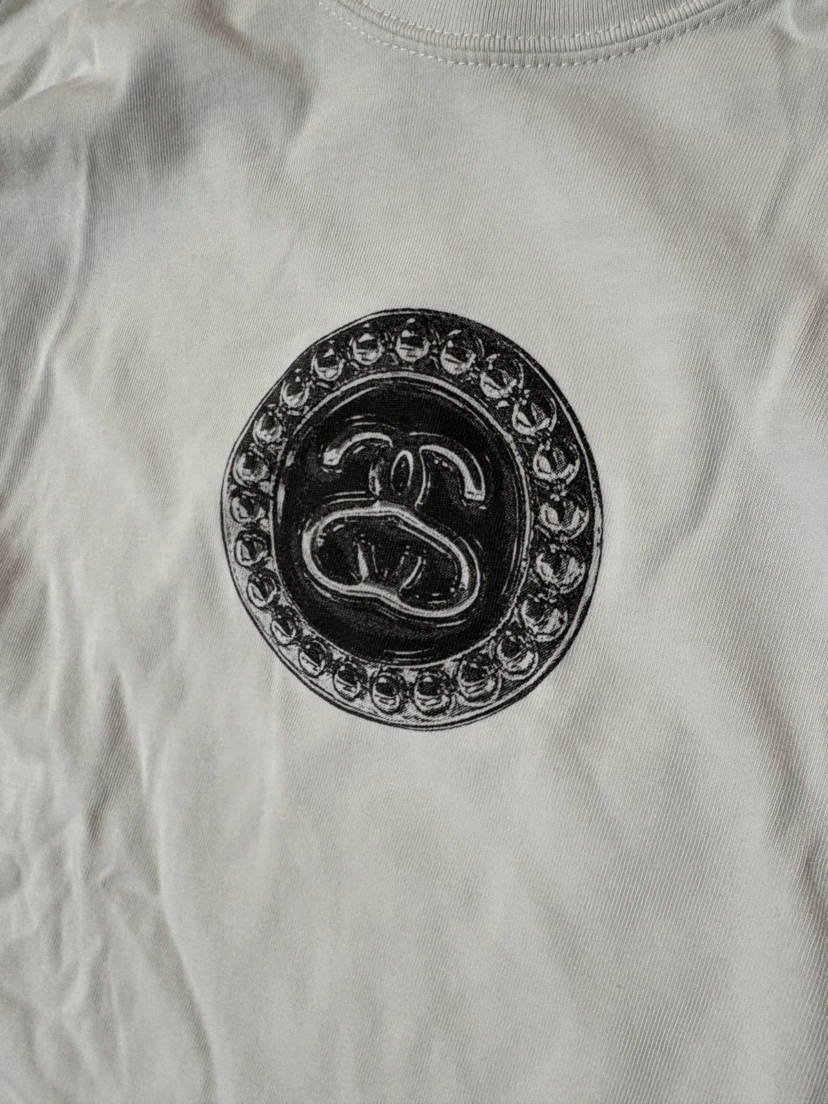 Nike × Stussy Nike x Stussy SS Logo Long-Sleeve T-shirt White Size XS Size US XS / EU 42 / 0 - 2 Thumbnail
