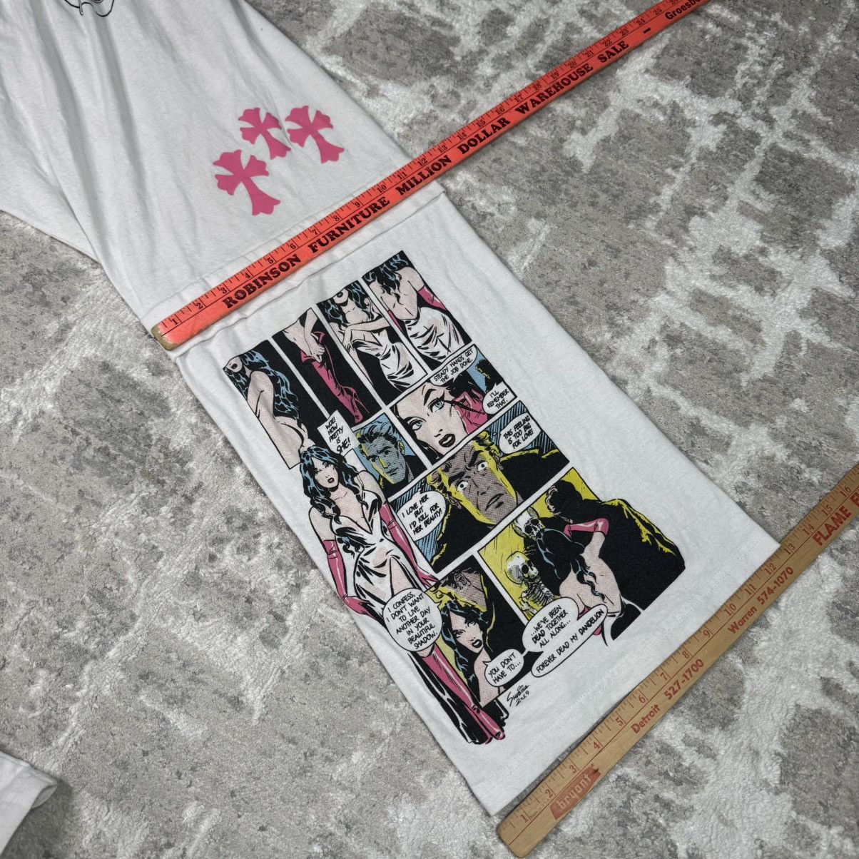 Chrome Hearts Deadly doll patchwork sweatpants Size US 34 / EU 50 - 22 Thumbnail