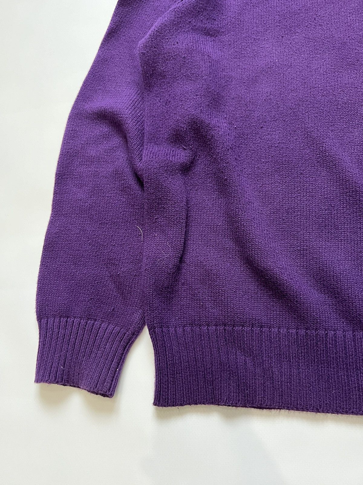 Polo Ralph Lauren Vintage Polo Ralph Lauren 1/4 Zip Sweater Purple Large Size US L / EU 52-54 / 3 - 5 Thumbnail