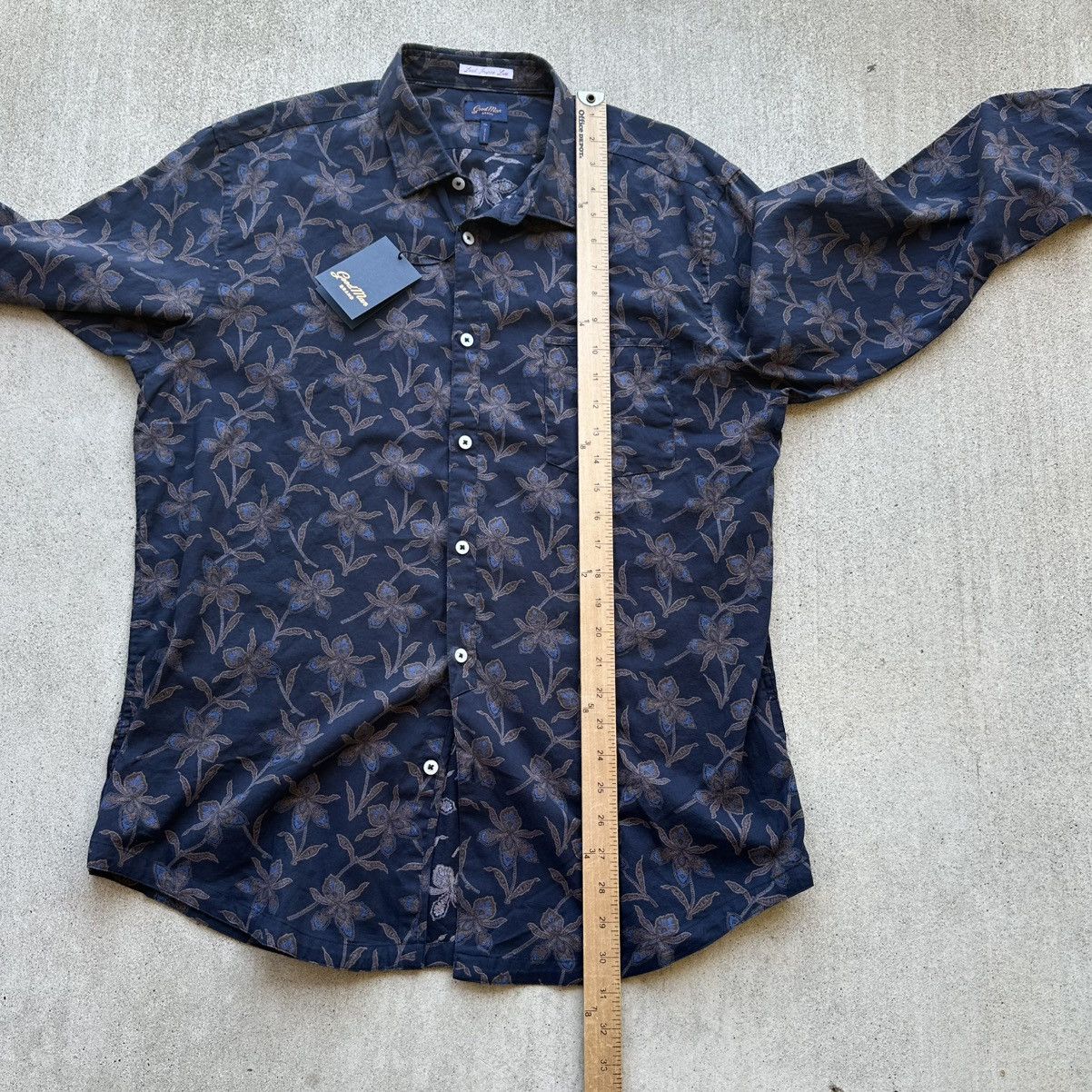 Good Man Brand Good Man Brand Shirt Men Size XL Floral All Over Print NWT Size US XL / EU 56 / 4 - 6 Thumbnail
