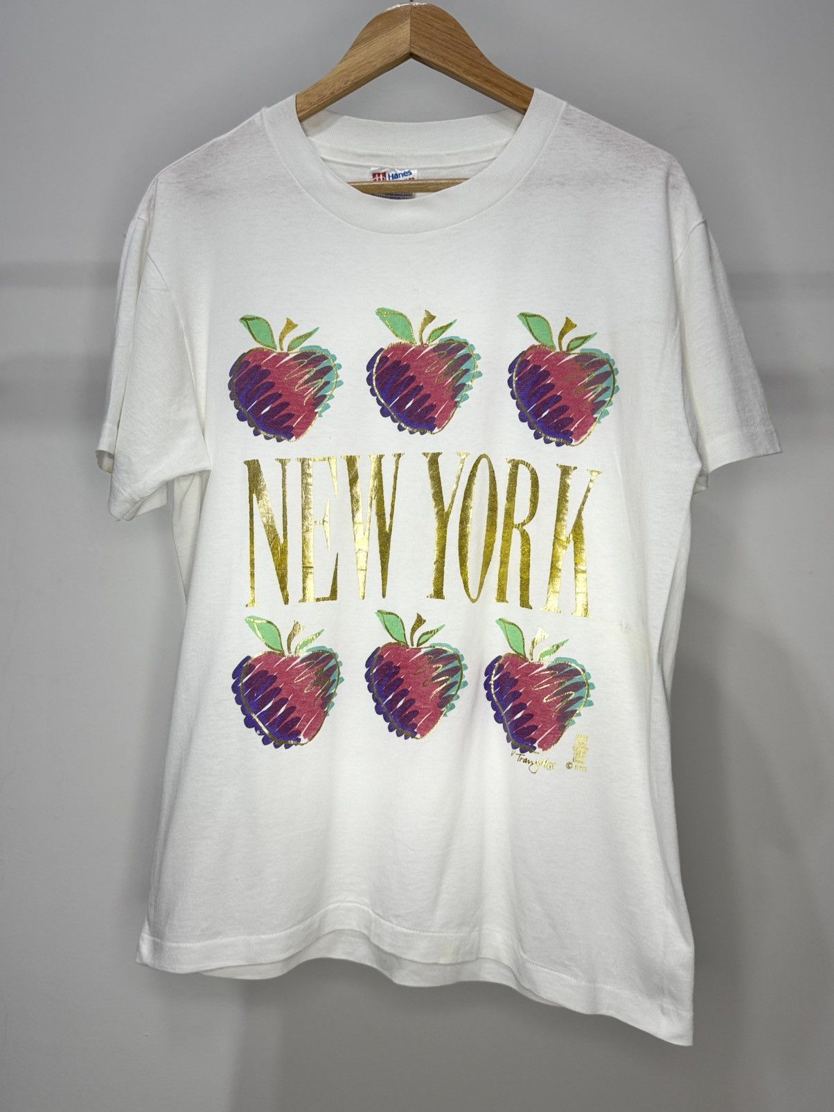 Vintage Vintage apple tee 1993 Size US M / EU 48-50 / 2 - 1 Thumbnail