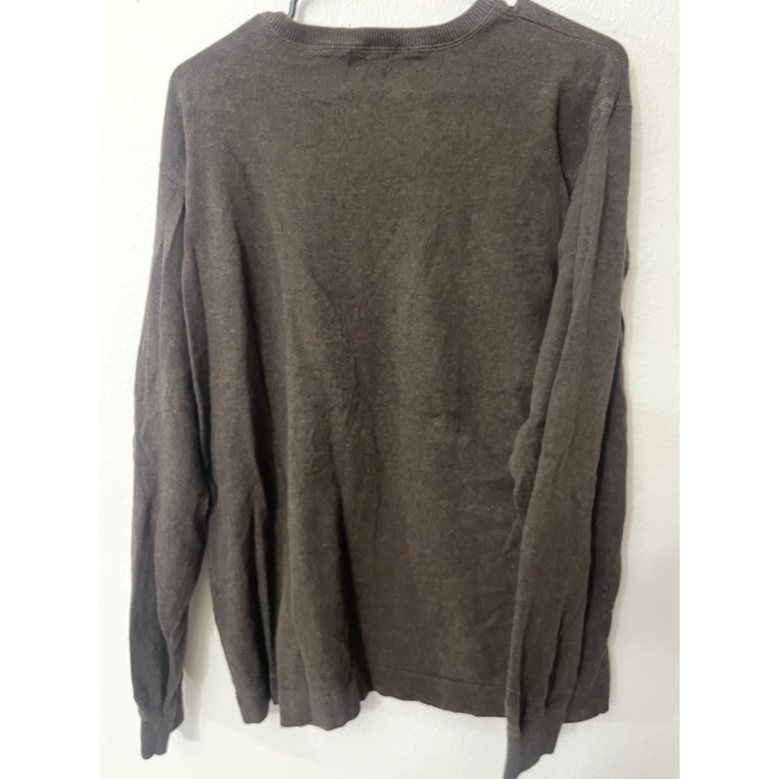 Timberland Timberland Mens Solid Brown Knit Sweater 100% Cotton XL Crew Neck Cable-Knit Pullover KnIT Style Casual Logo Vintage No Size US XL / EU 56 / 4 - 3 Thumbnail