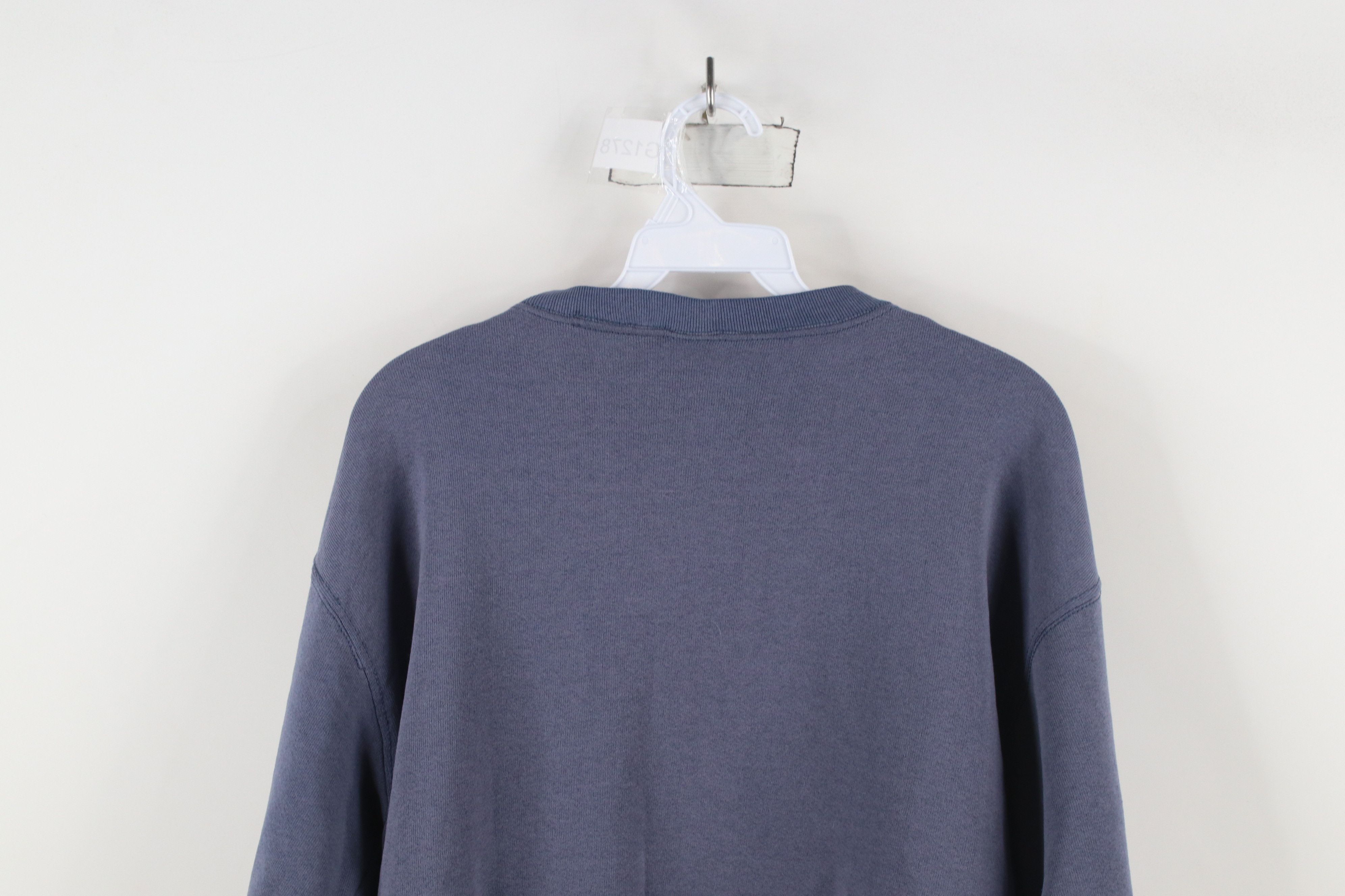 Vintage Vintage 90s Old Navy Spell Out Crewneck Sweatshirt Blue Size M / US 6-8 / IT 42-44 - 10 Thumbnail