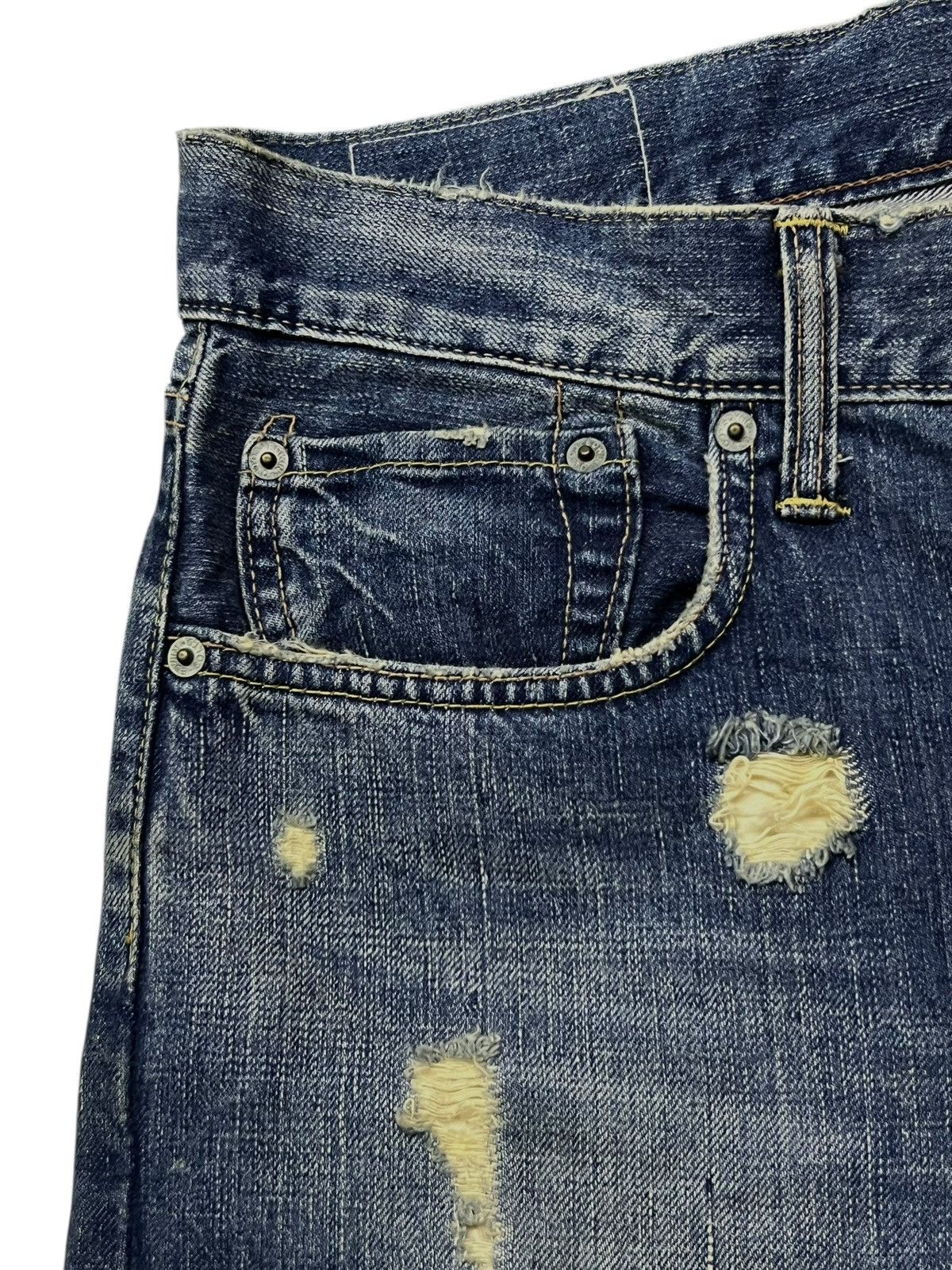 Edwin Vintage Edwin 503R Japan - Faded Wash, Distressed Denim Size US 34 / EU 50 - 8 Thumbnail