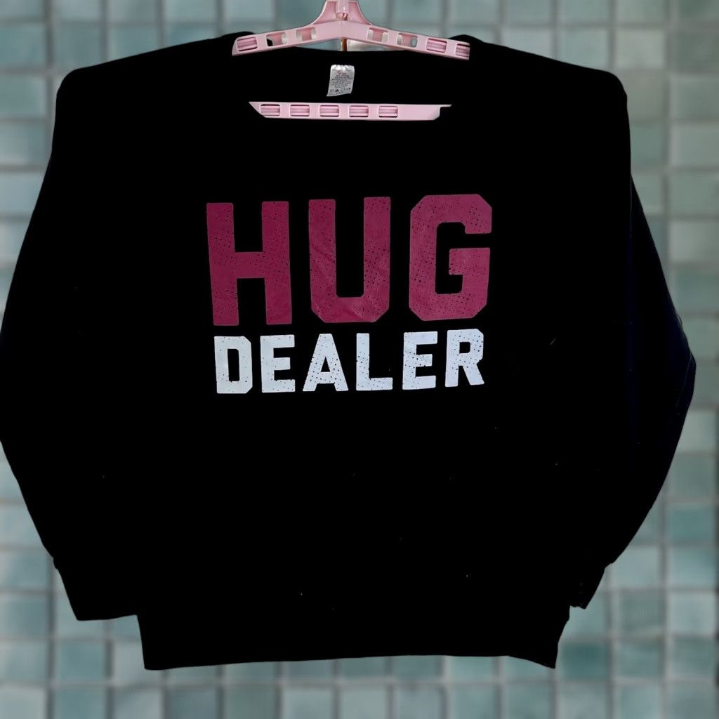 Vintage Hug Dealer Grandma Sweatshirt Womens Size 2XL Black Size XXL / US 16-18 / IT 52-54 - 1 Thumbnail