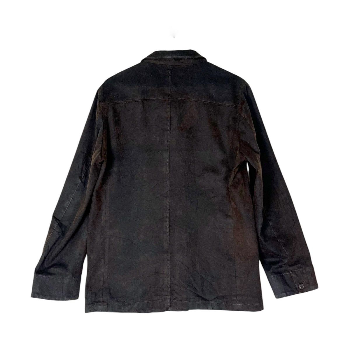 Japanese Brand Blue Tornado Wax Cotton Button Jacket Size US L / EU 52-54 / 3 - 3 Thumbnail