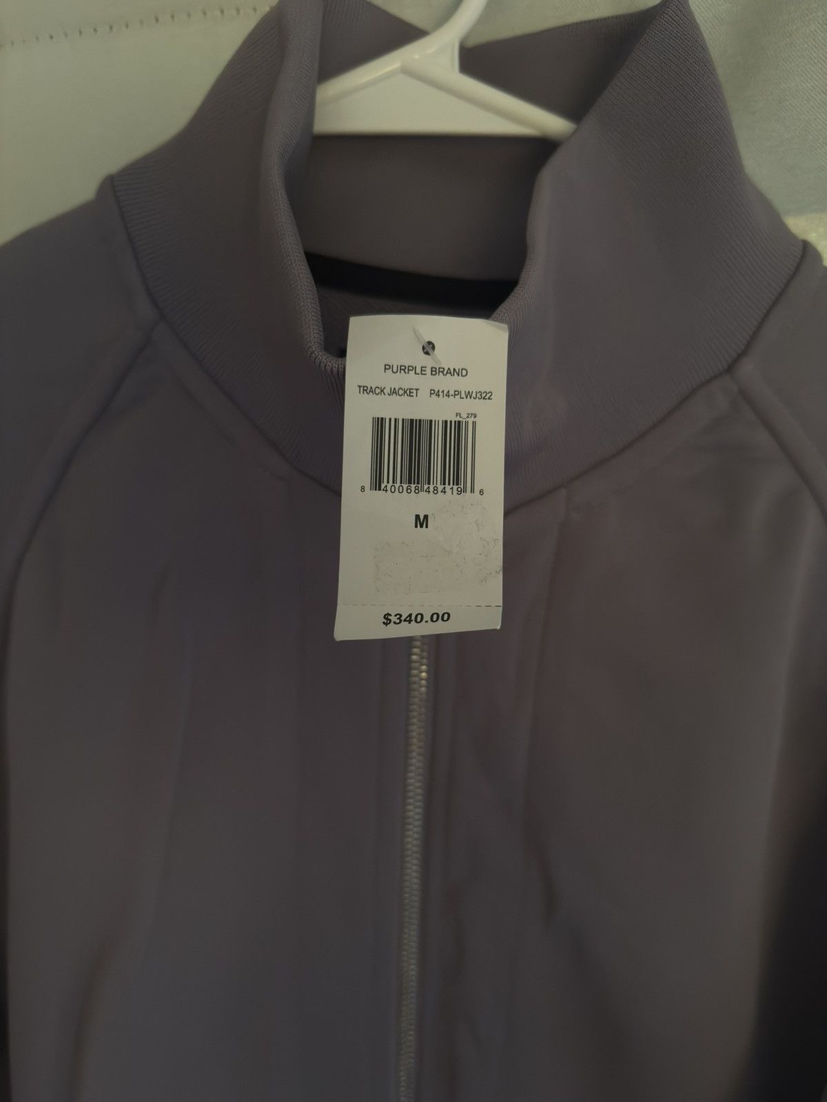 Purple Brand Purple Brand Tricot Track Jacket Size US M / EU 48-50 / 2 - 3 Thumbnail