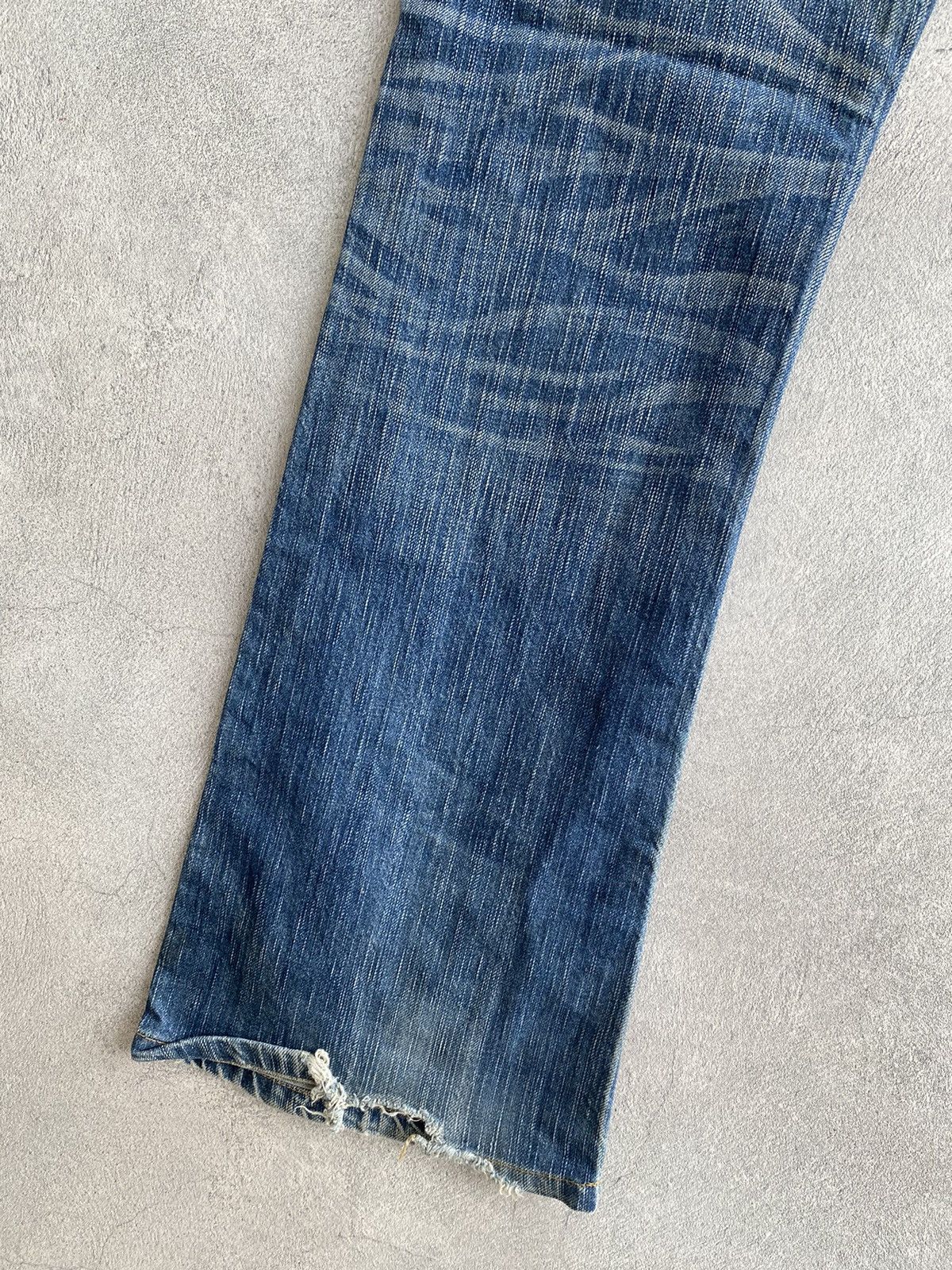 Edwin × Hysteric Glamour × If Six Was Nine VINTAGE EDWIN 503 BLUE TRIP DISTRESSED JEANS Size US 29 - 10 Thumbnail