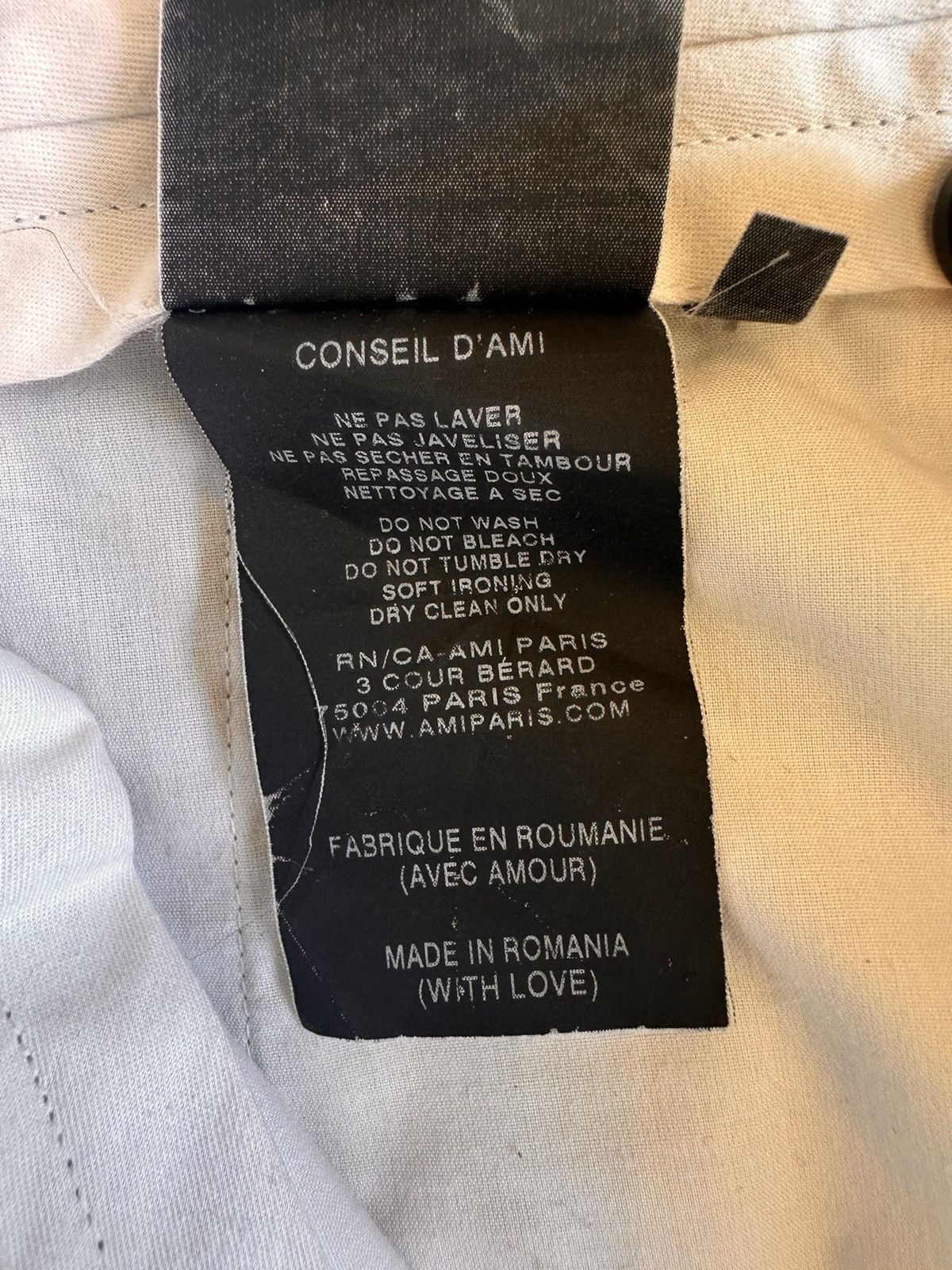 AMI Grey Ami Paris Suit Pant Size US 31 - 6 Thumbnail