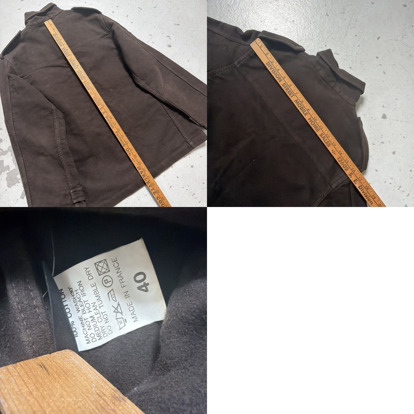 Vetra Vetra Jacket Military Cotton Moleskin Work Chore France 40 Mens Vintage Style Army City France See Photos Size US XXS / EU 40 - 8 Thumbnail