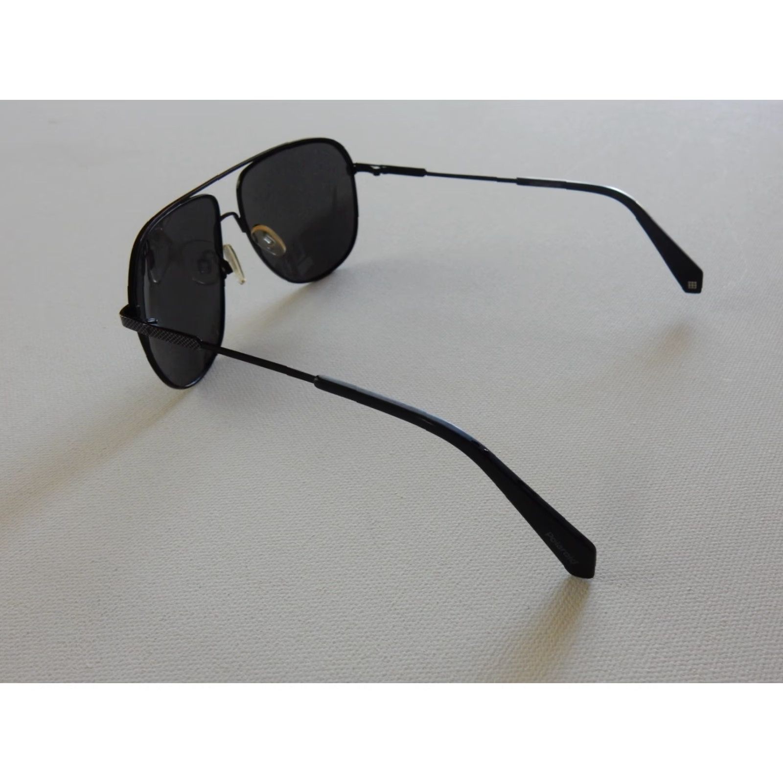 Polaroid VINTAGE Polaroid Sunglasses Men Black 59mm Aviator Retro Size ONE SIZE - 3 Thumbnail