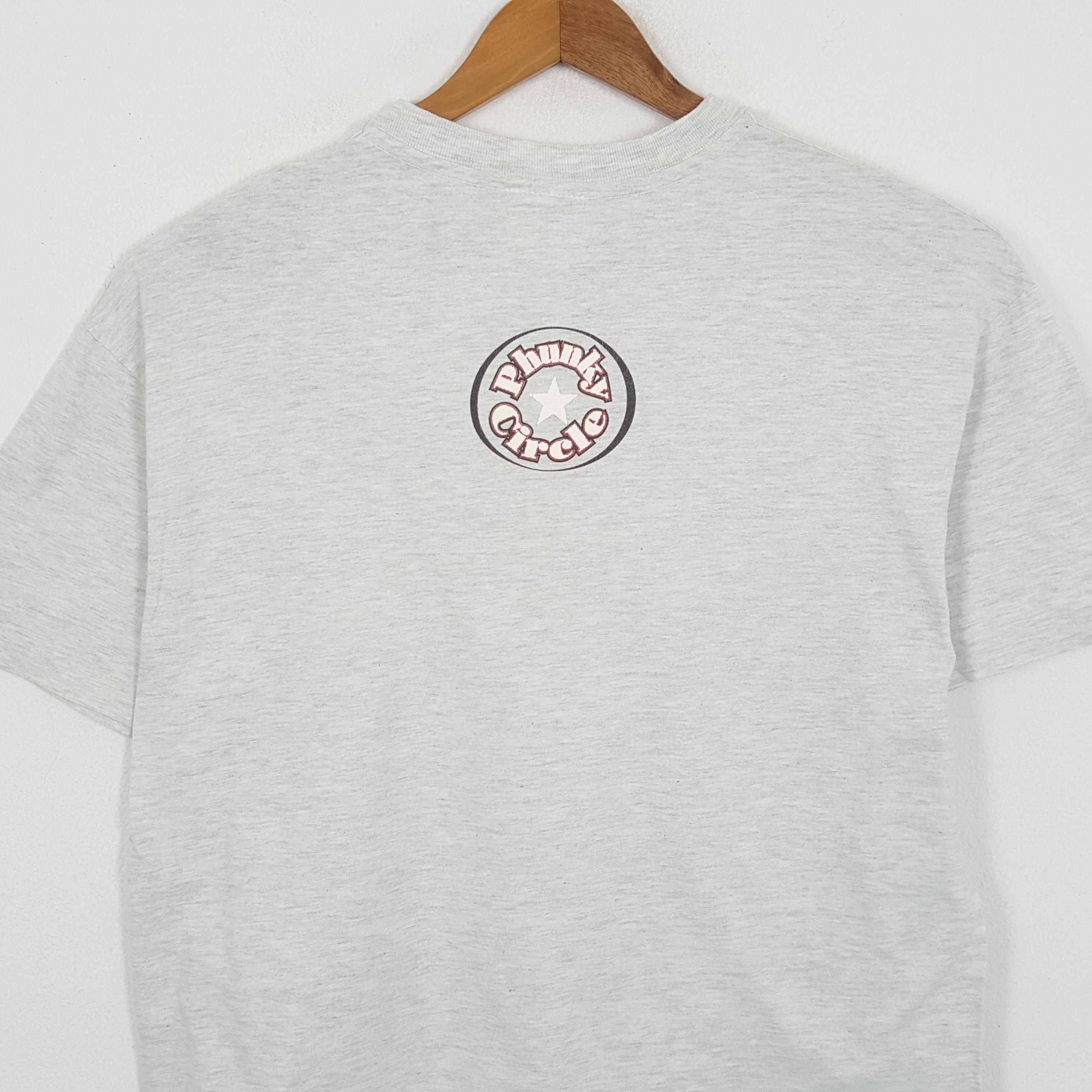Vintage Vintage 90's PHUNKY CIRCLE American Hip Hop Style T-Shirts Size US XL / EU 56 / 4 - 4 Thumbnail