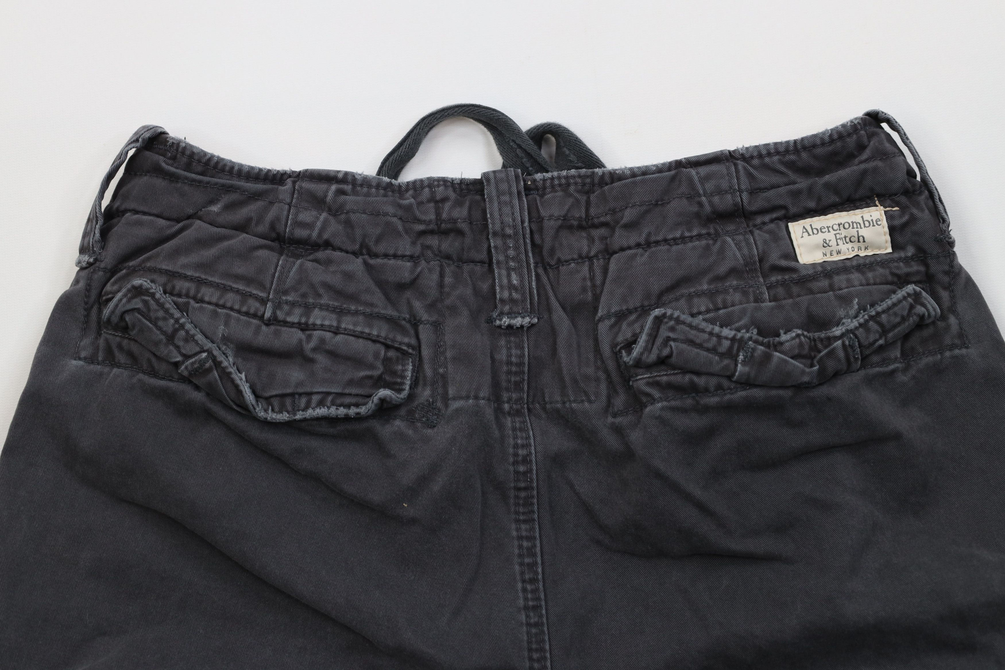 Abercrombie & Fitch Vintage 90s Y2K Abercrombie & Fitch Cargo Shorts Gray Size US 32 / EU 48 - 11 Thumbnail