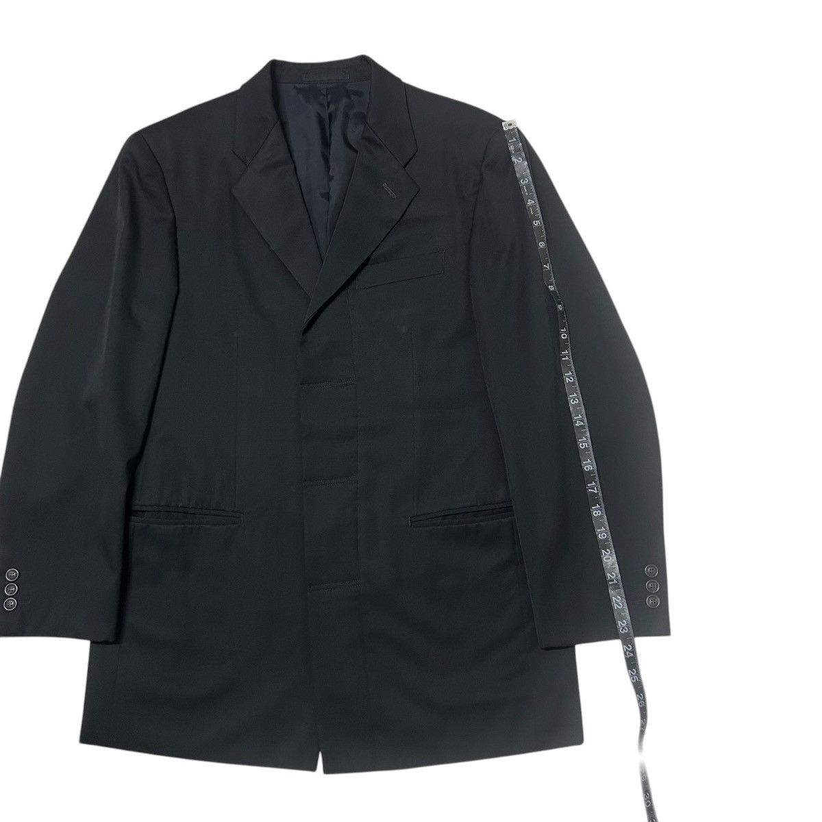 Issey Miyake 713 ISSEY MIYAKE MEN set up suit Black S wool cupro Size 40R - 11 Thumbnail