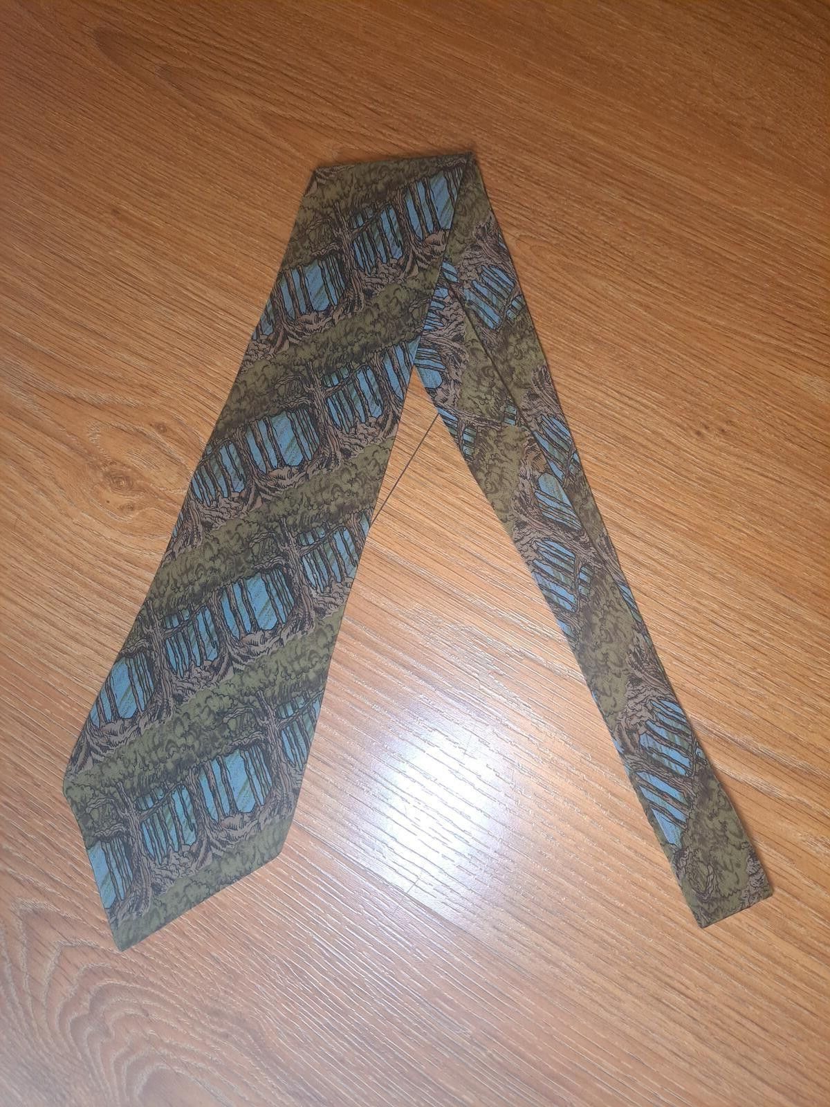 Other VINTAGE Jerry Garcia Silk Tie Green Wide Made in USA Size ONE SIZE - 5 Thumbnail