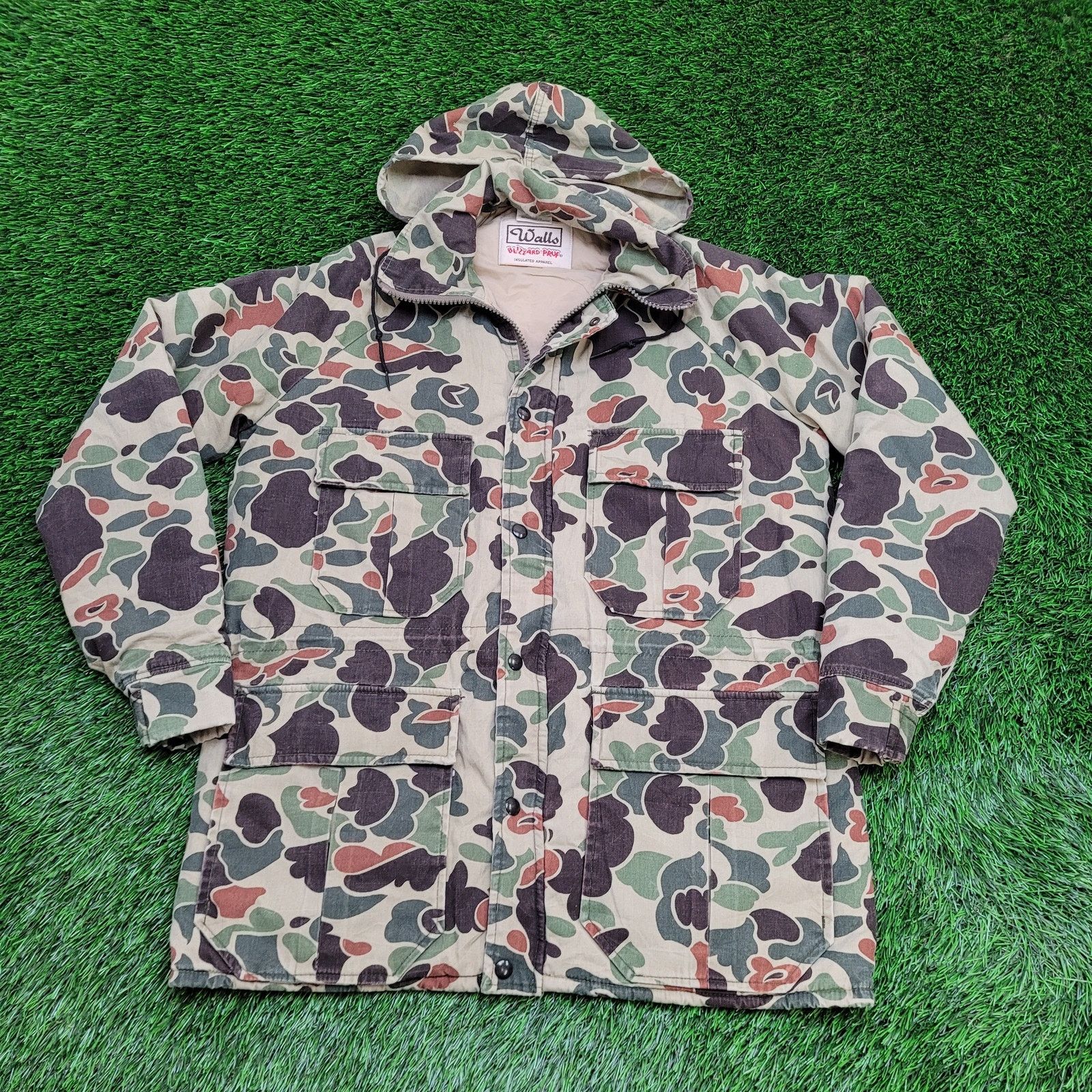 Walls VTG 80s Walls Hunting Duck Camo Jacket Field Blizzard-Pruf Size US L / EU 52-54 / 3 - 1 Thumbnail